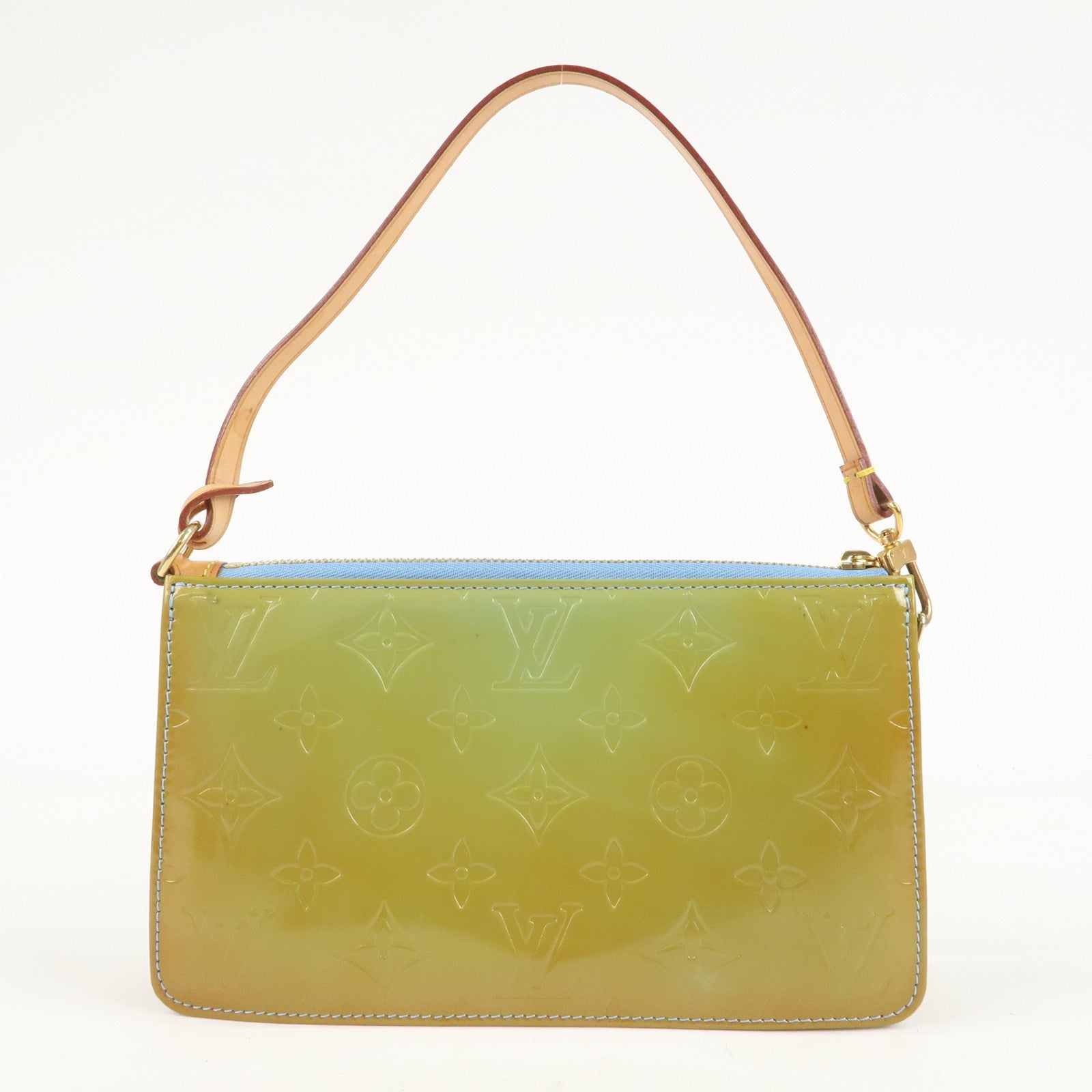 Louis Vuitton Monogram Vernis Lexington Hand Bag Baby Blue M91011