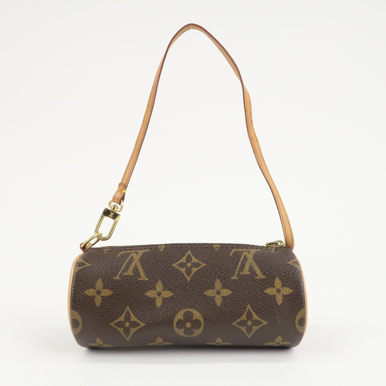 Louis Vuitton Monogram Mini Pouch for Papillon Bag New Style Brown Used