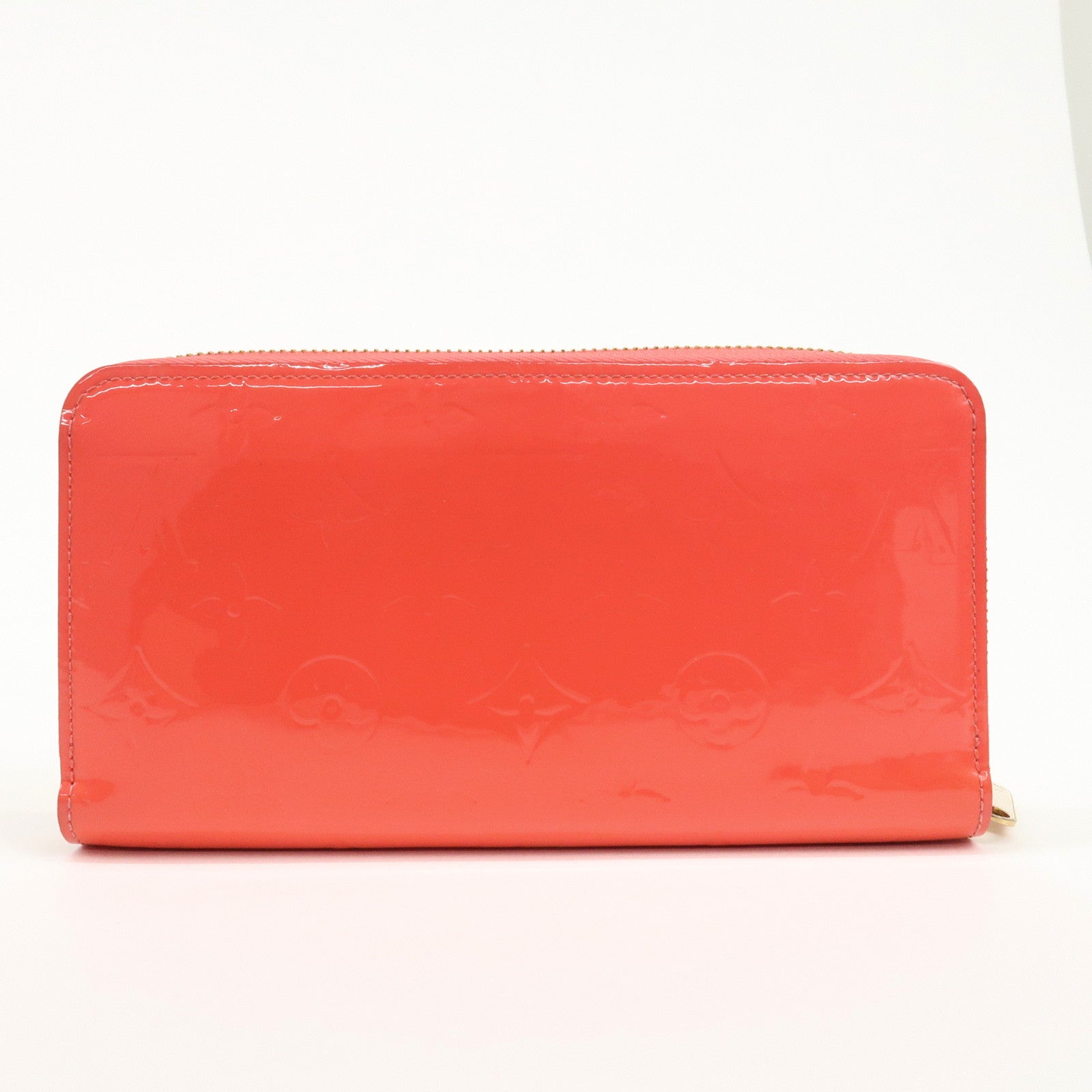 Louis Vuitton Monogram Vernis Zippy Long Wallet Poppy Petal