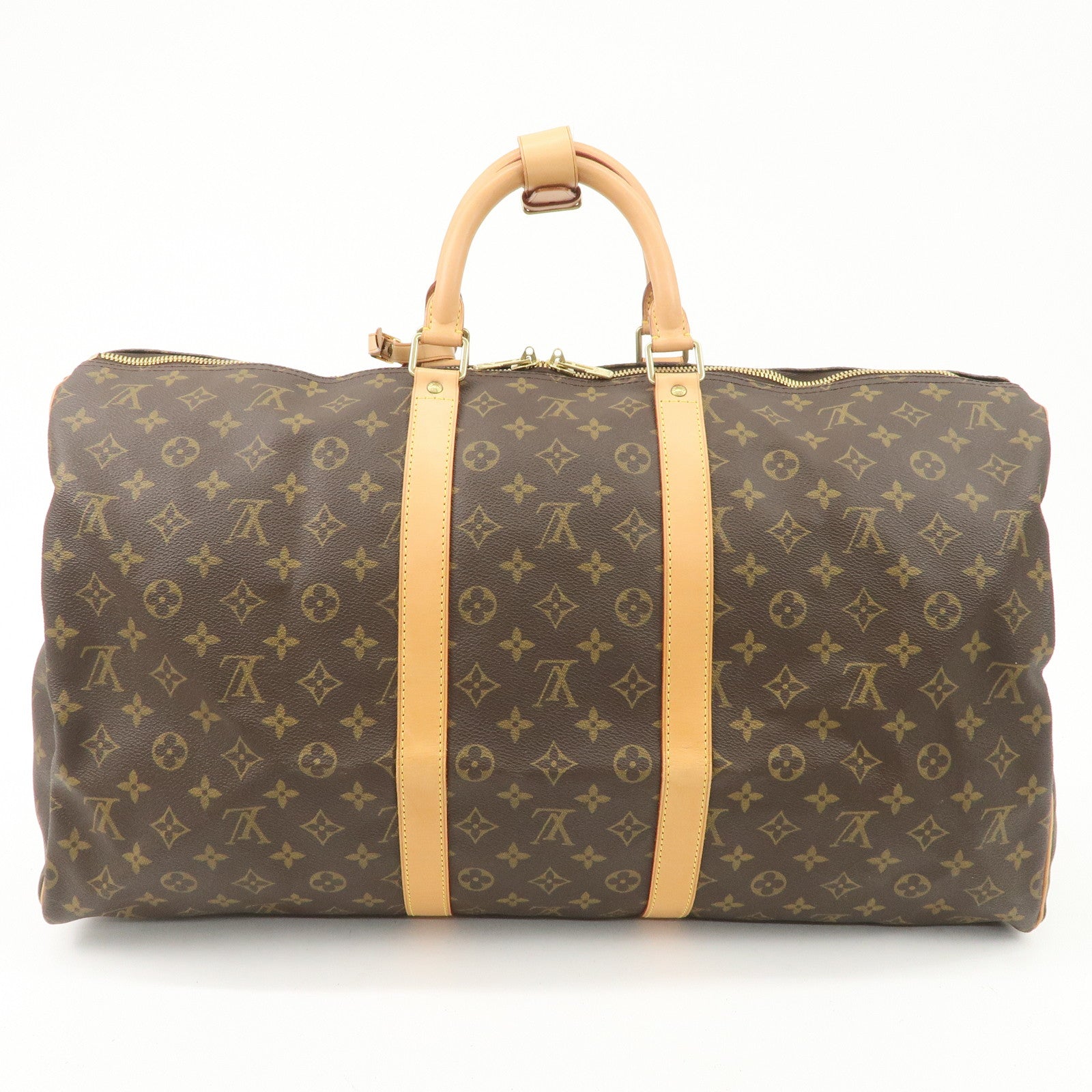 Louis Vuitton Monogram Keep All Bandouliere 55 Boston Bag M41414 Used