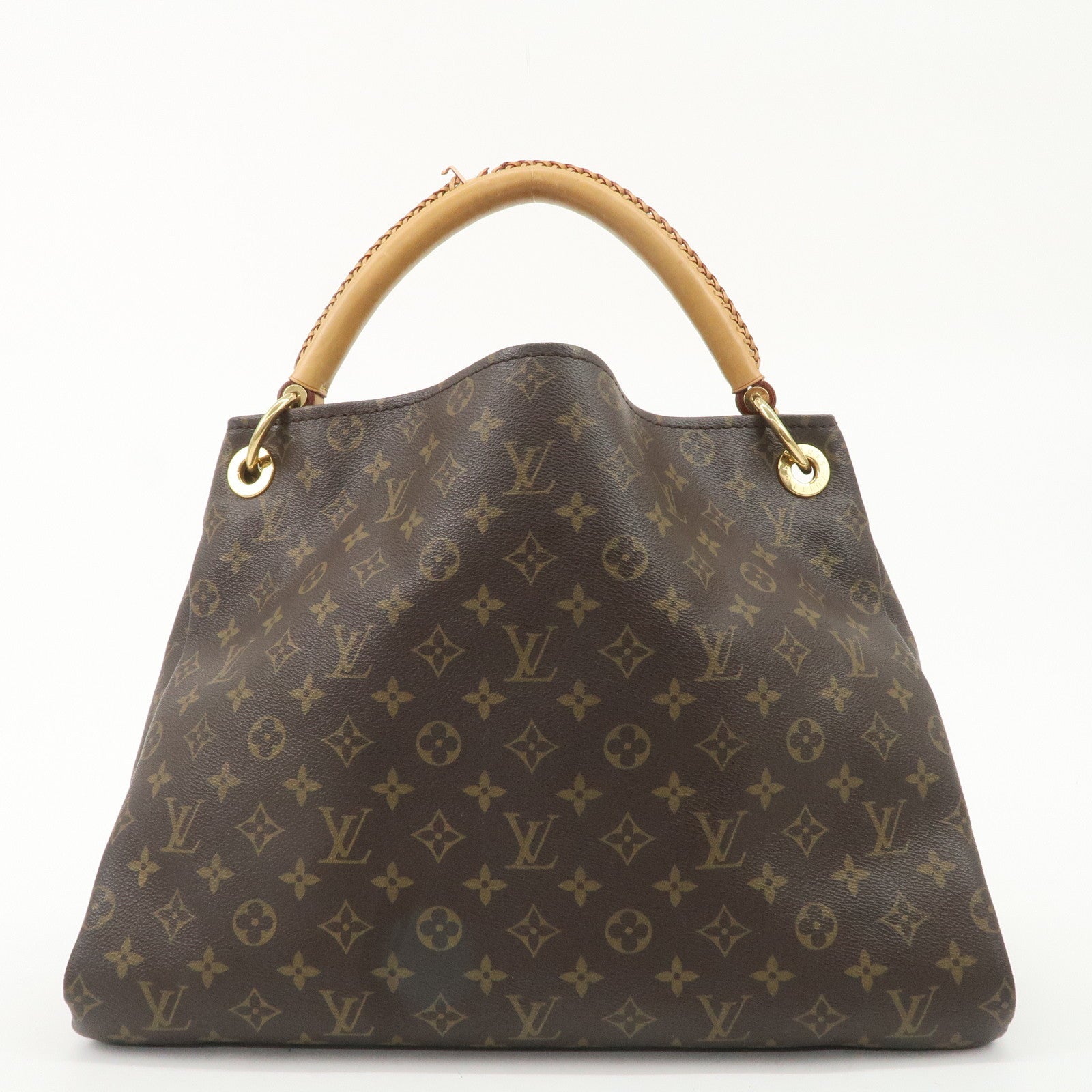 Louis Vuitton Monogram Artsy MM Shoulder Bag Brown M40249 Used