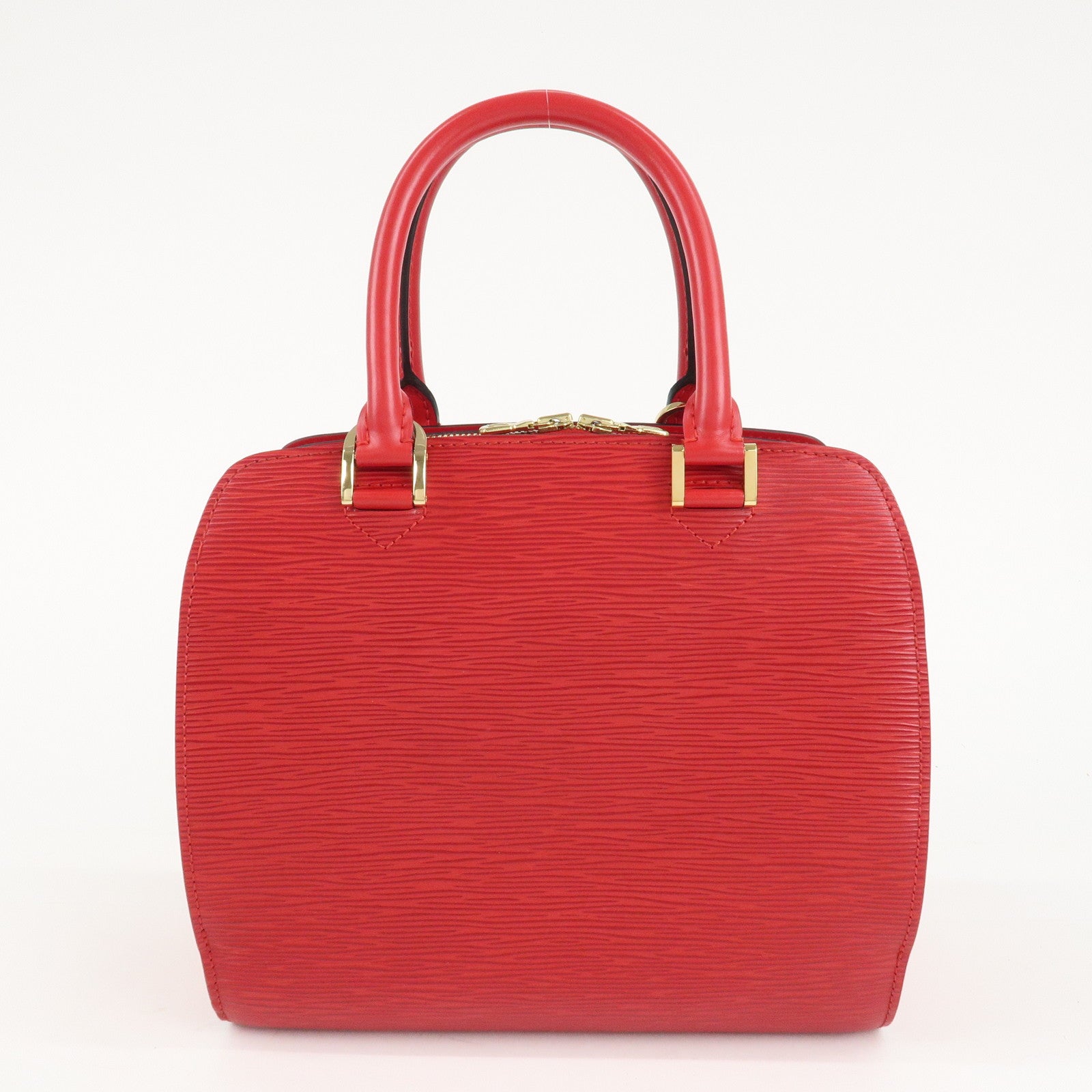 Louis Vuitton Epi Pont Neuf Hand Bag Castilian Red M52057