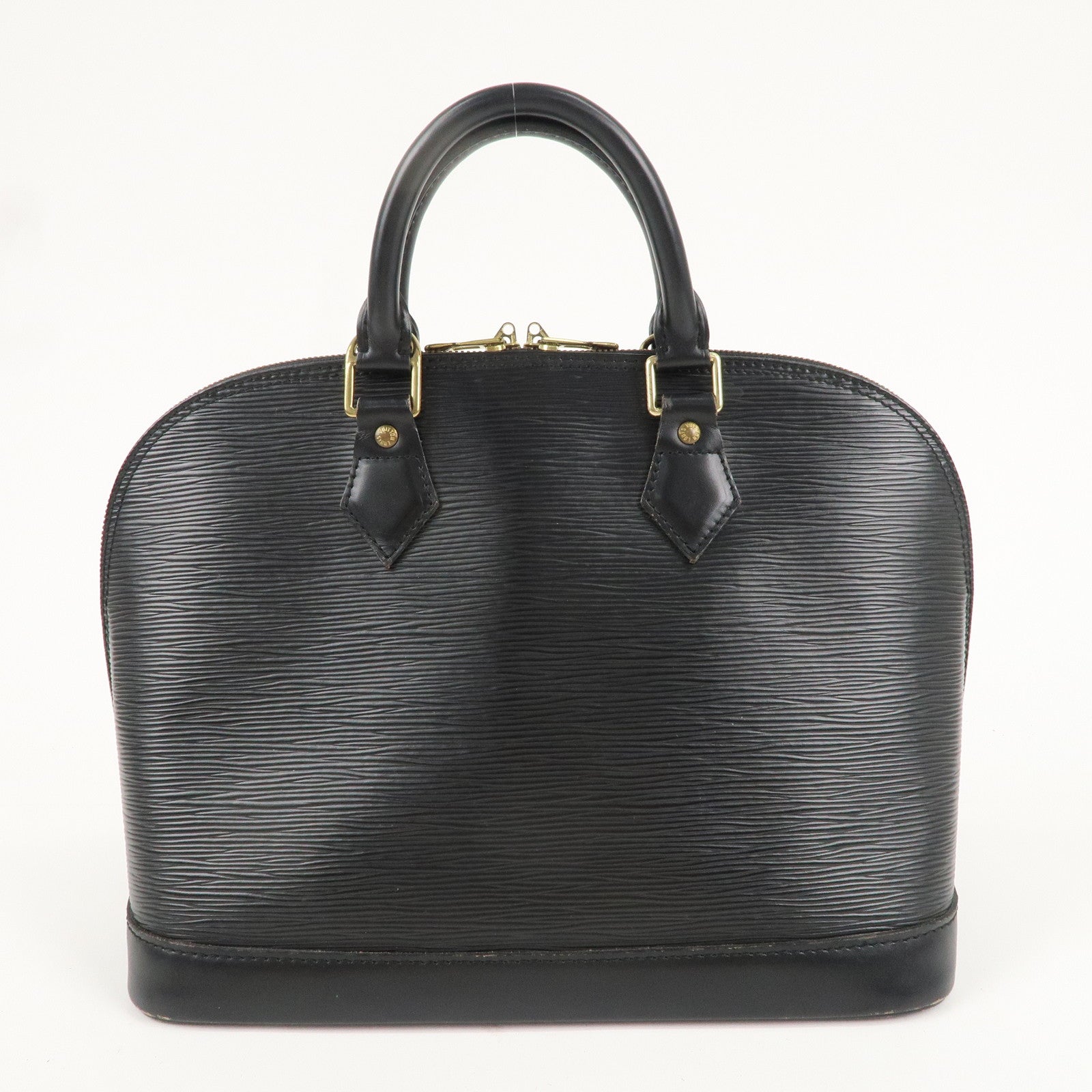 Louis Vuitton Epi Alma Hand Bag Noir Black M52142