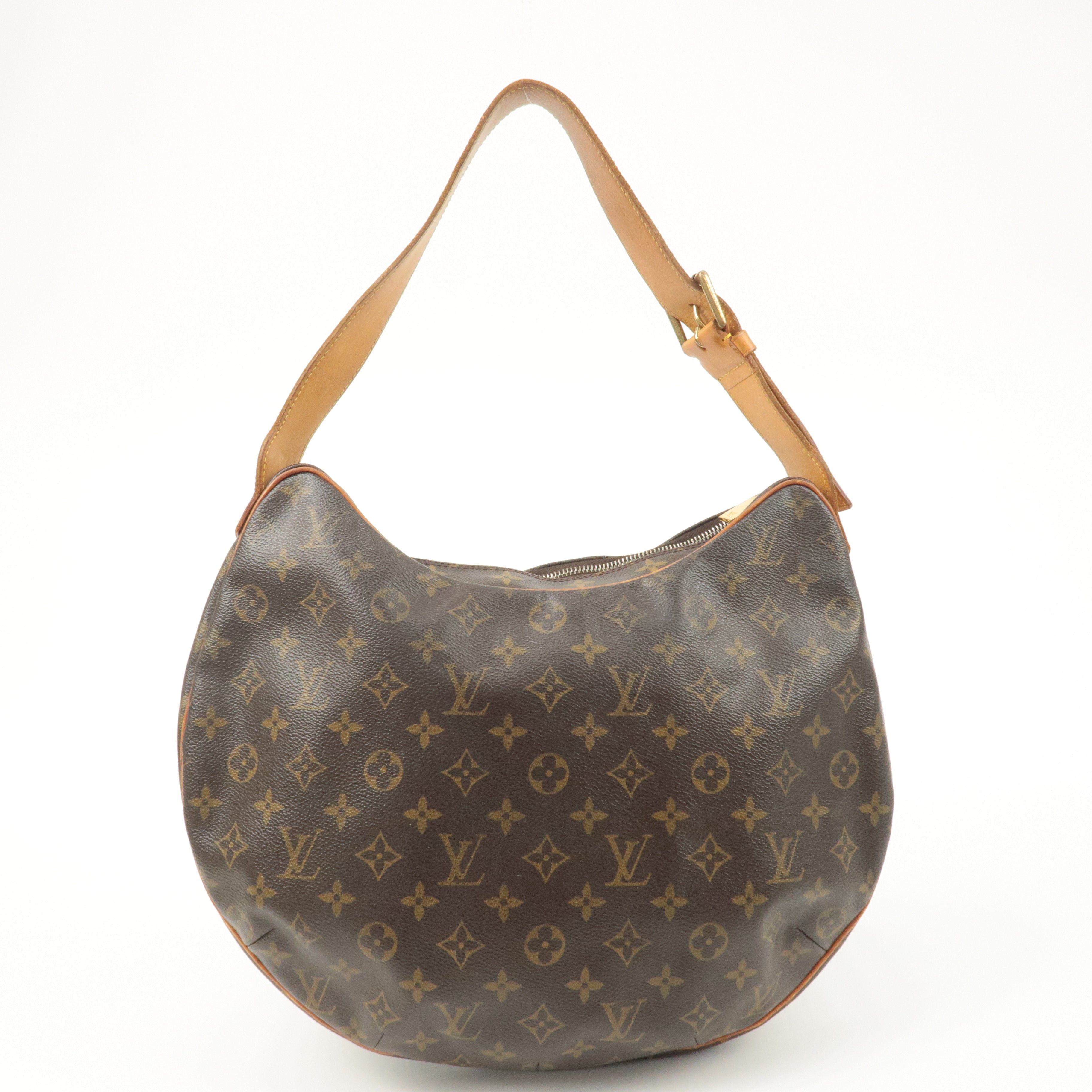 Louis Vuitton Monogram Croissant GM Shoulder Bag Brown M51511