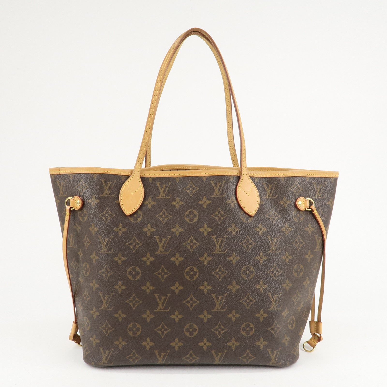 Louis Vuitton Monogram Neverfull MM Tote Bag Brown M40156