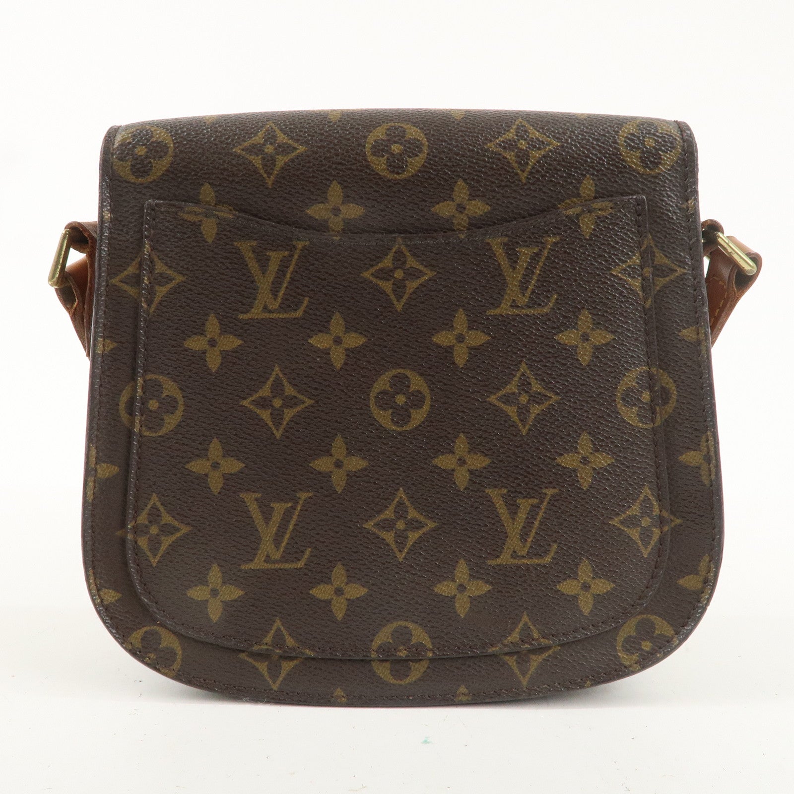 Louis Vuitton Monogram Saint Cloud MM Shoulder Bag Brown M51243