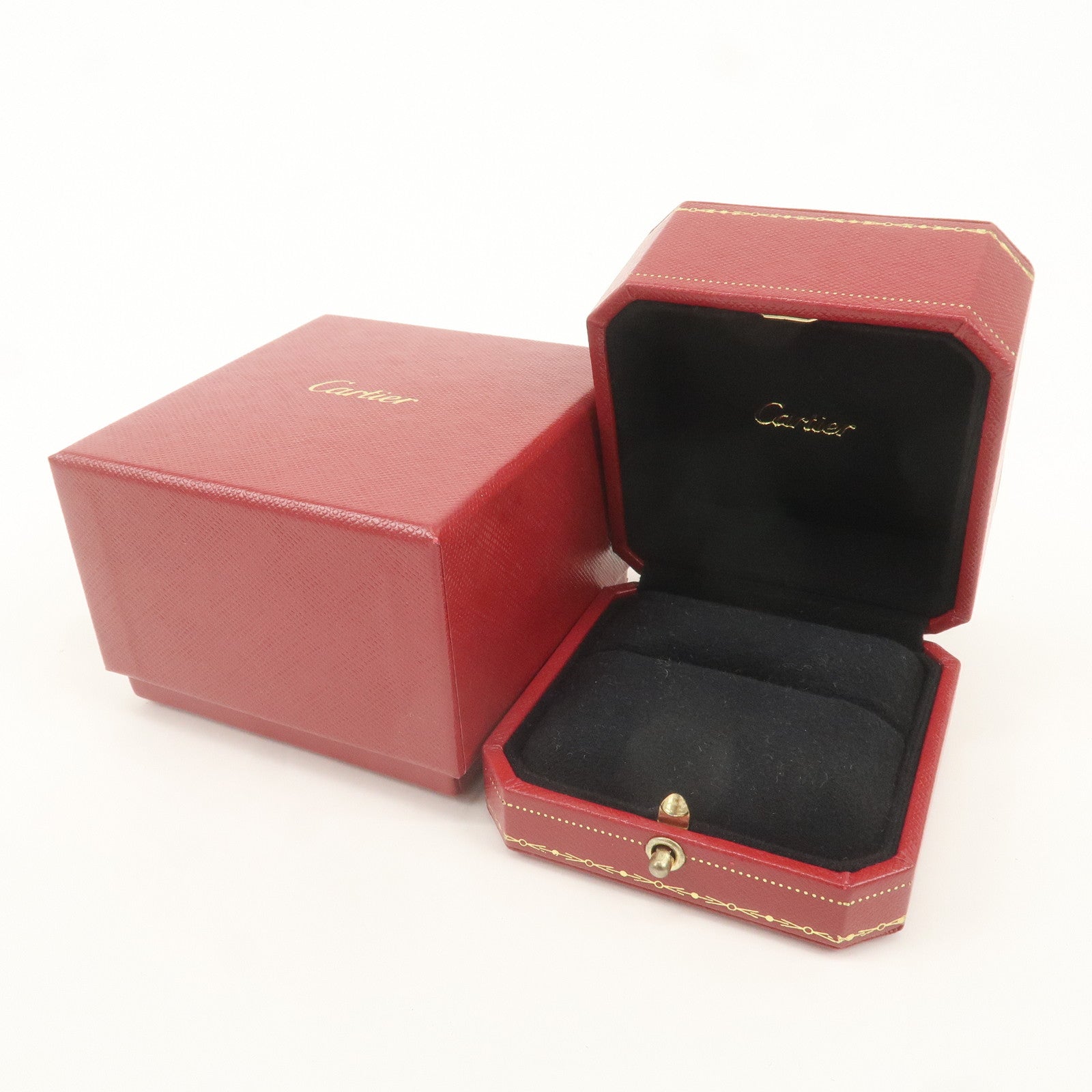 Cartier Set of 2 Ring Box Display Box Jewelry Box For Ring