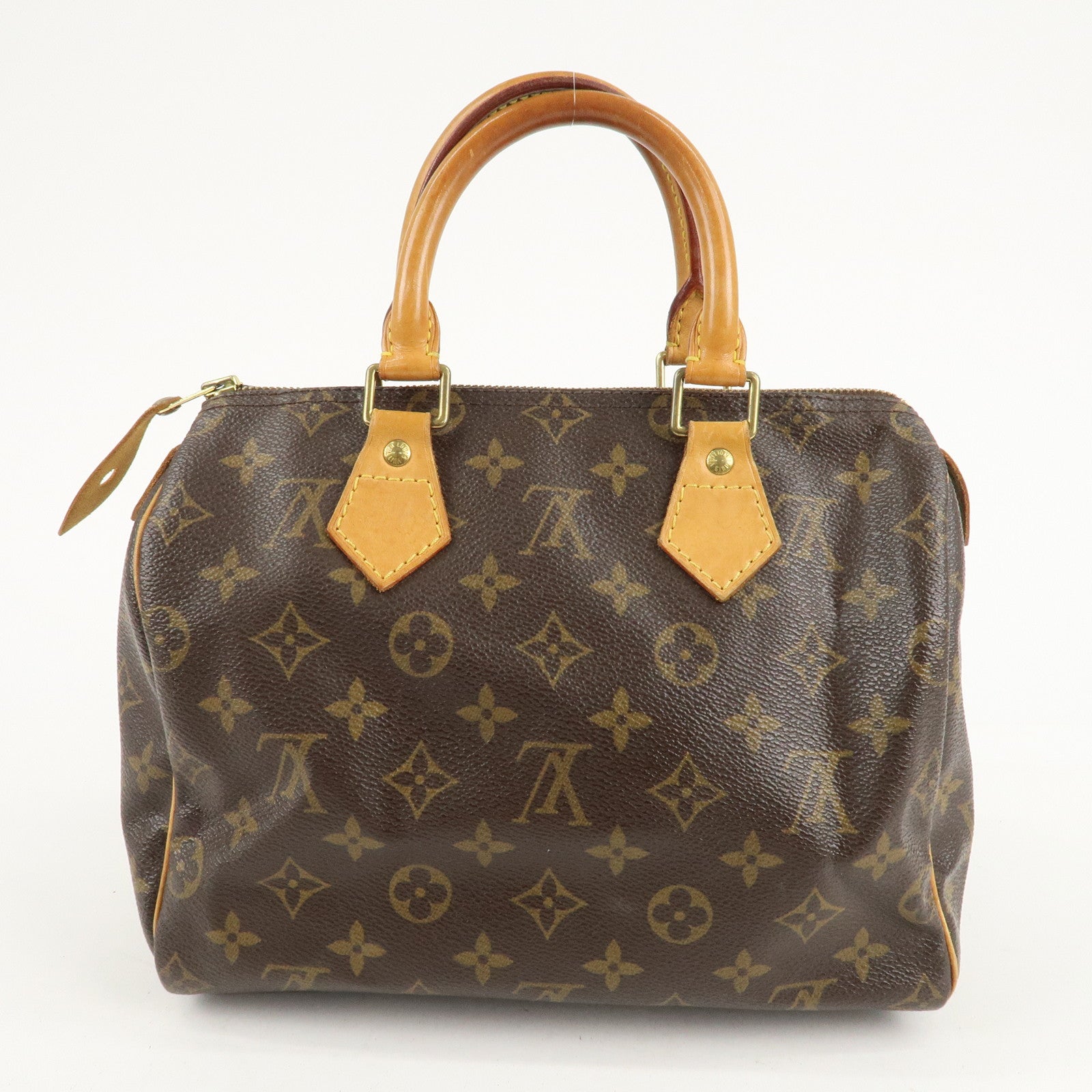 Louis Vuitton Monogram Speedy 25 Hand Bag Boston Bag M41528 Used