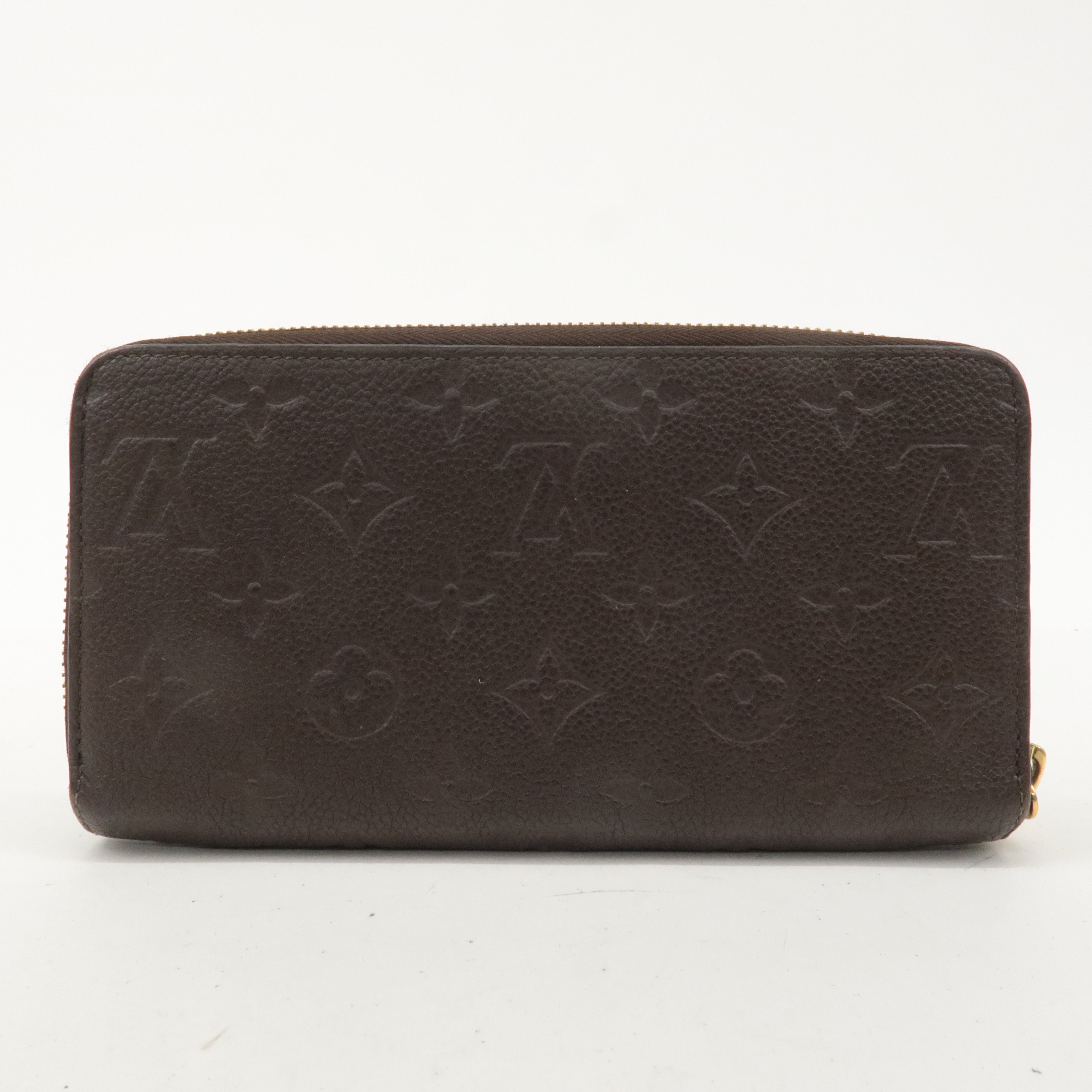 Louis Vuitton Monogram Empreinte Zippy Wallet Terre Brown M60548