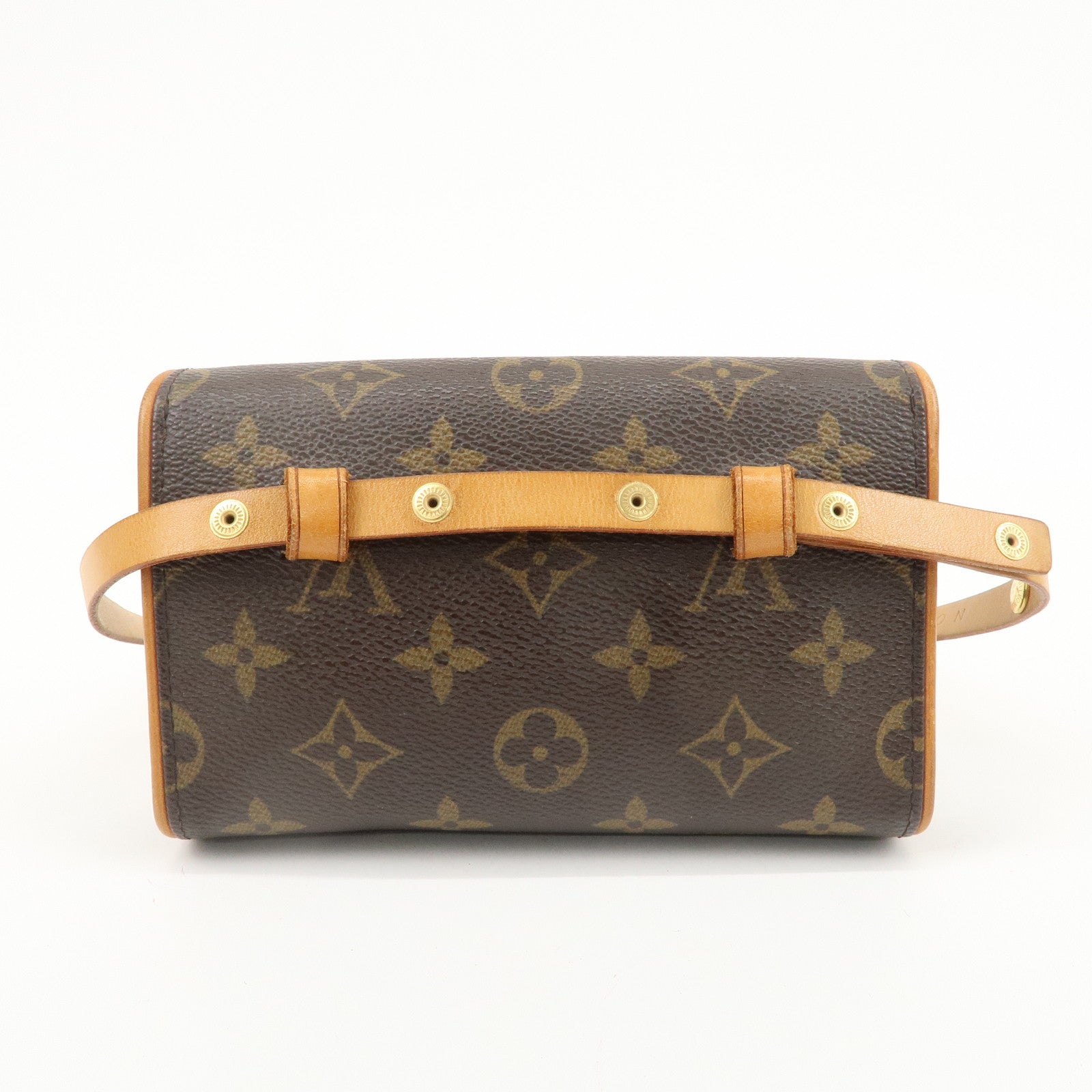 Louis Vuitton Monogram Pochette Florentine Waist Bag Belt S M51855 Used