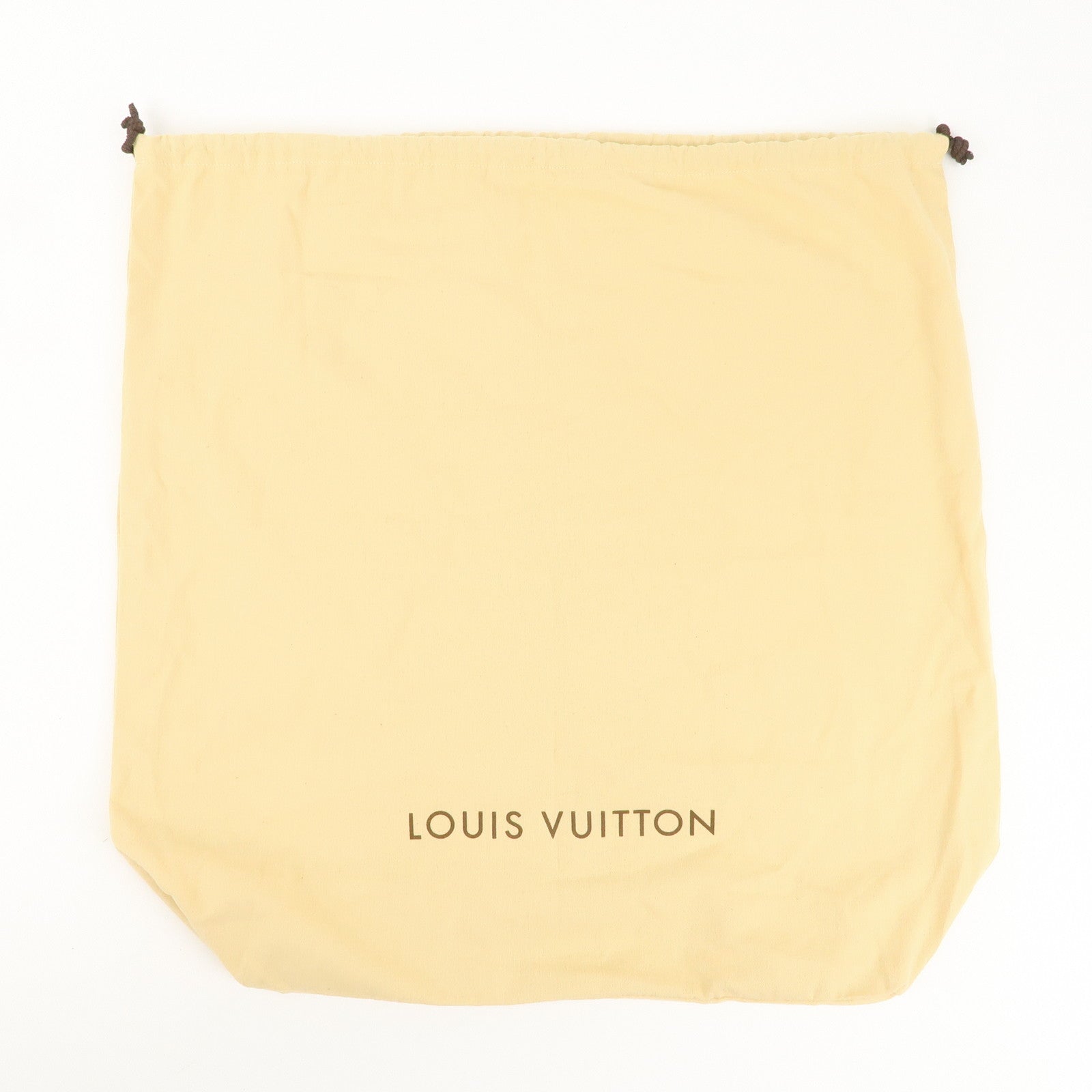 Louis Vuitton Set of 8 Dust Bag Storage Bag Drawstring Beige