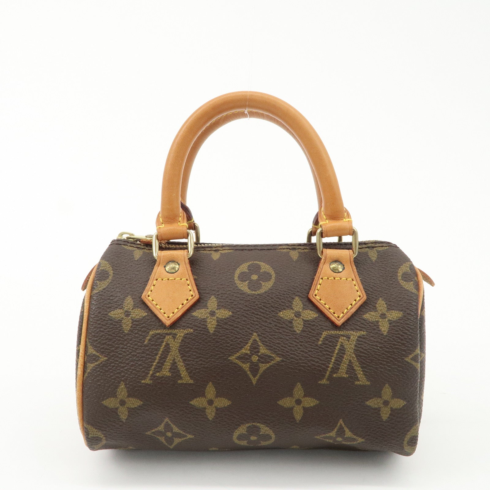 Louis Vuitton Monogram Mini Speedy 
Strap Brown M41534 Used