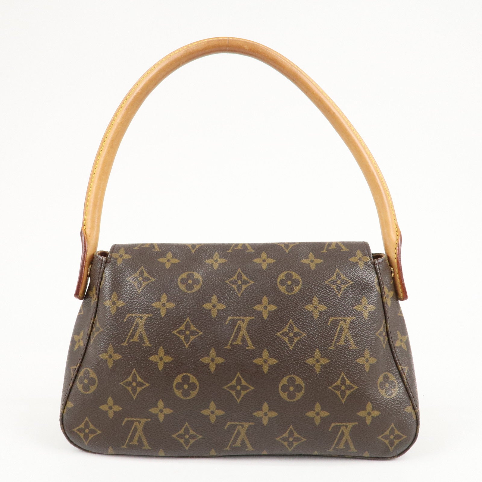 Louis Vuitton Monogram Mini Looping Shoulder Bag Hand Bag M51147 Used