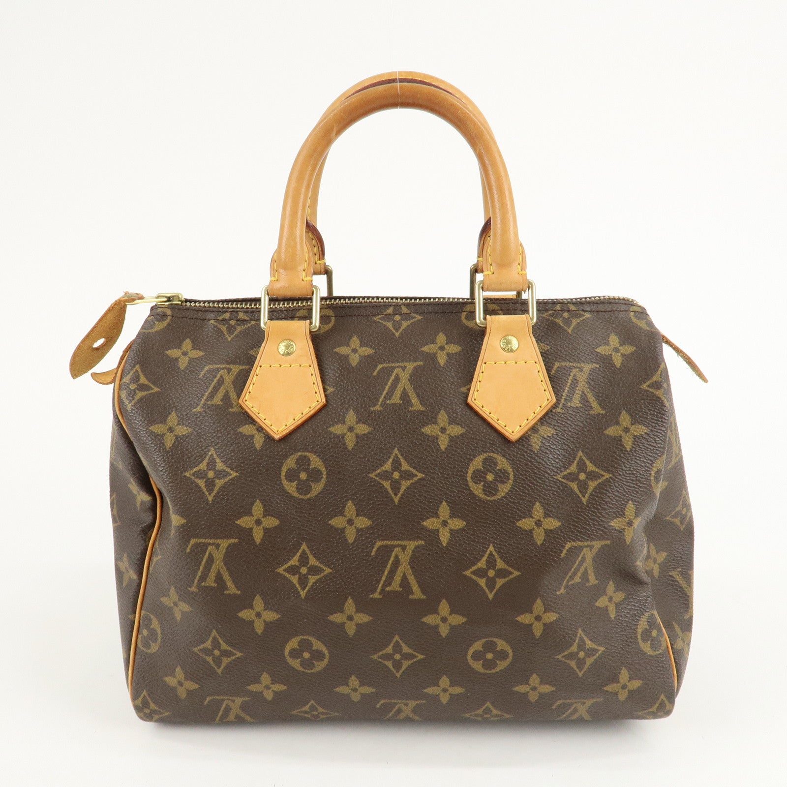 Louis Vuitton Monogram Speedy 25 Hand Bag Boston Bag M41528 Used