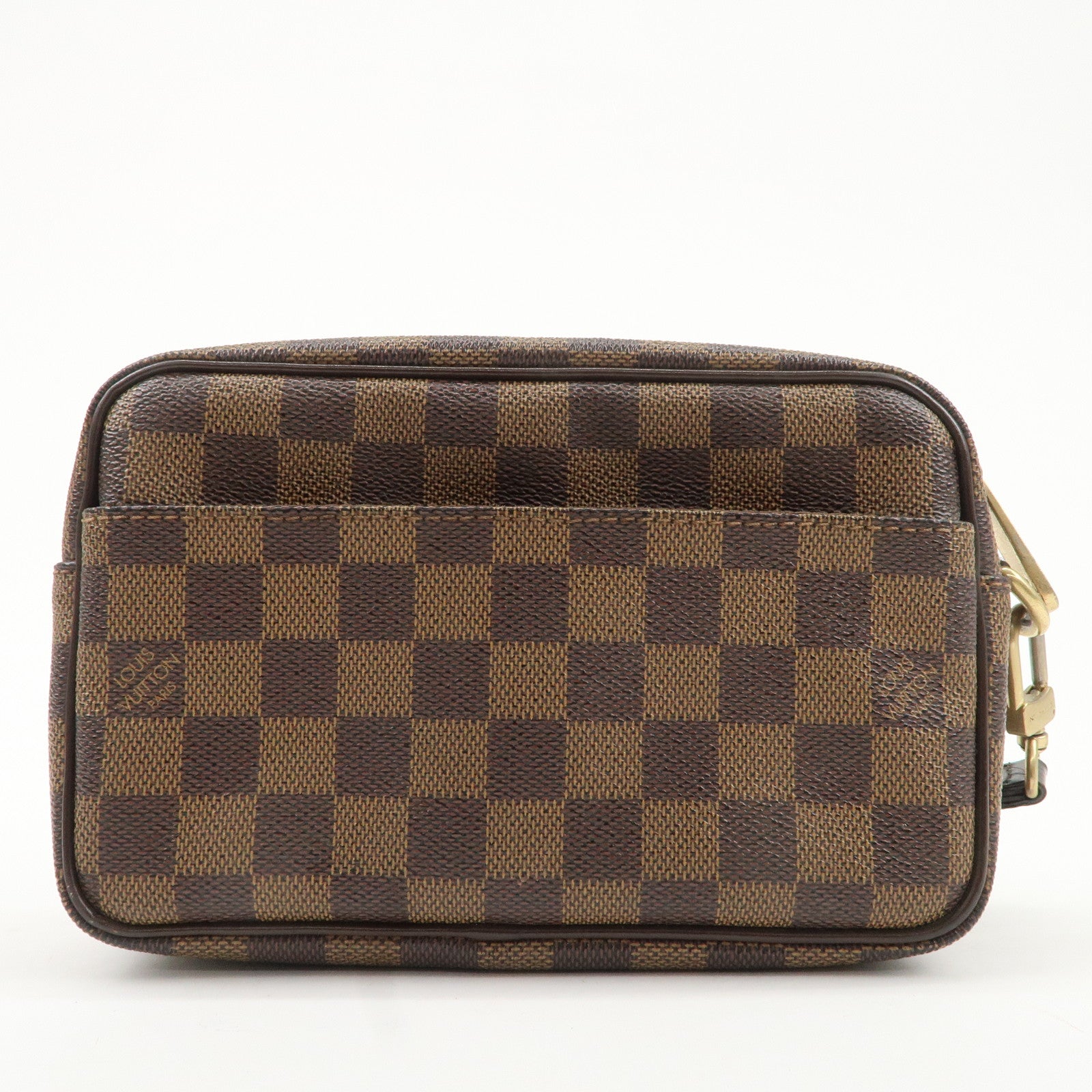 Louis Vuitton Damier Pochette Billets Macao Clutch Bag N61739 Used