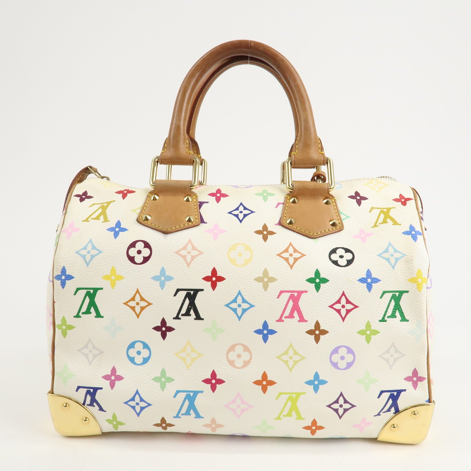 Louis Vuitton Monogram Multicolor Speedy 30 Hand Bag M92643 Used