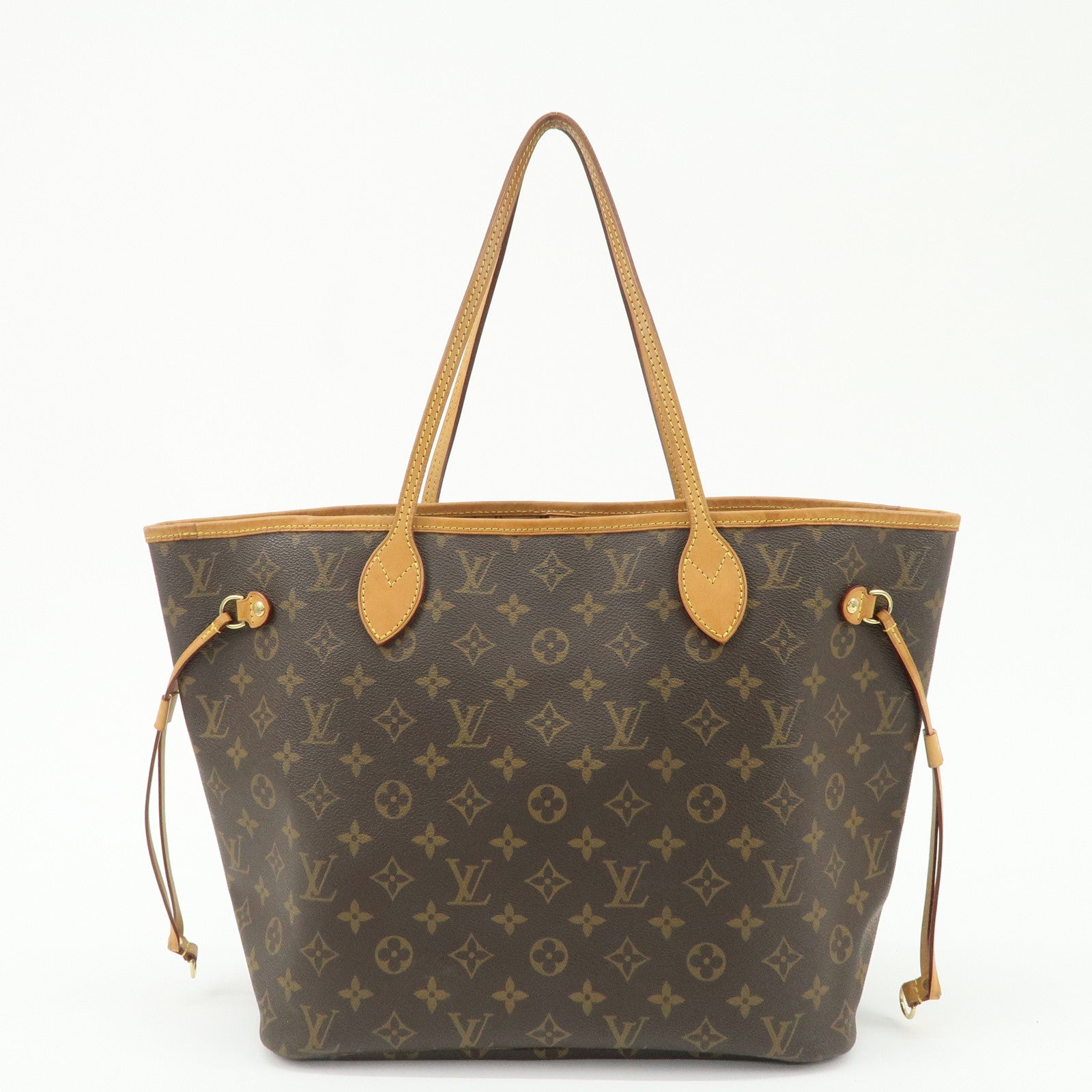 Louis Vuitton Monogram Neverfull MM Tote Bag Brown M40156 Used