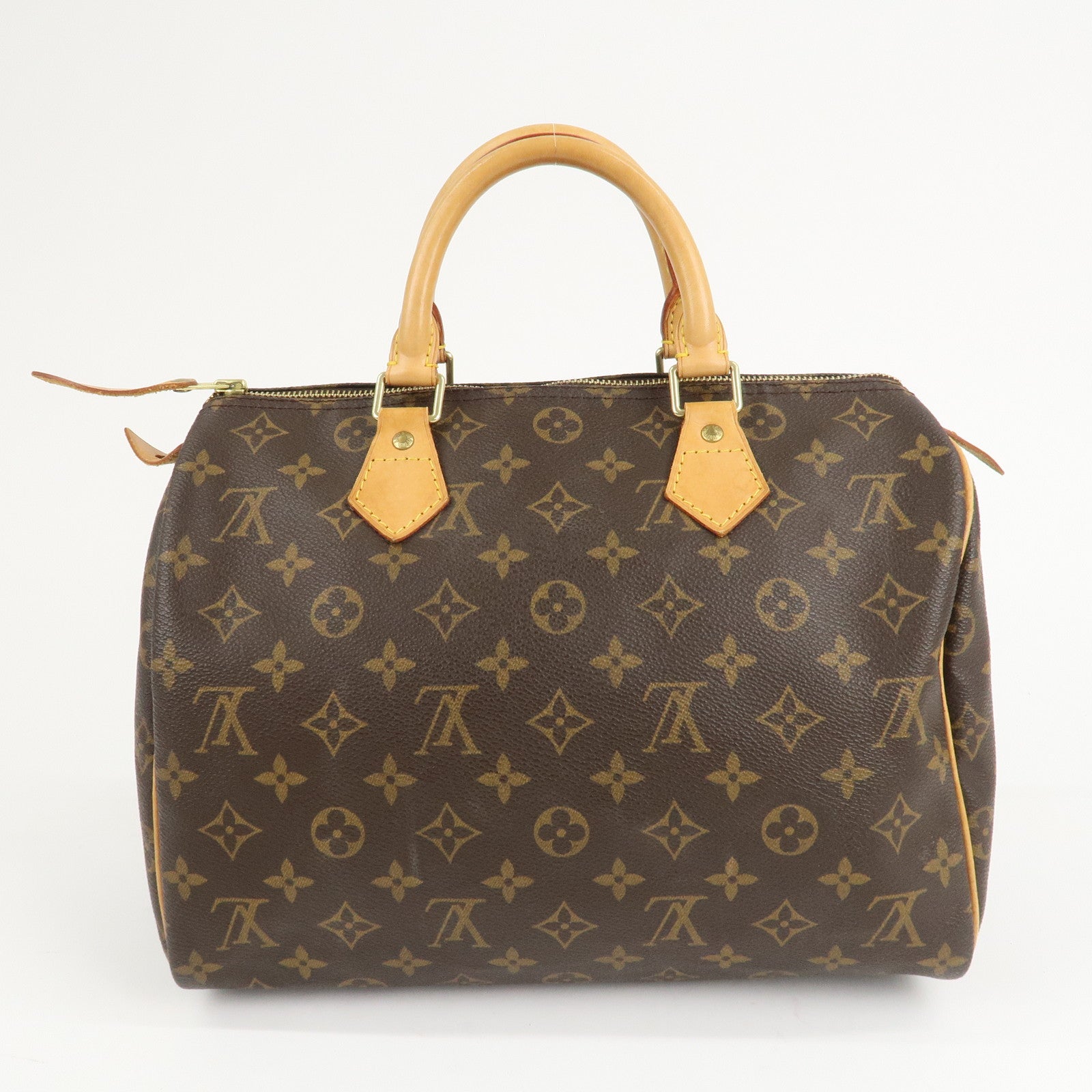 Louis Vuitton Monogram Speedy 30 Hand Bag Boston Bag M41526 Used