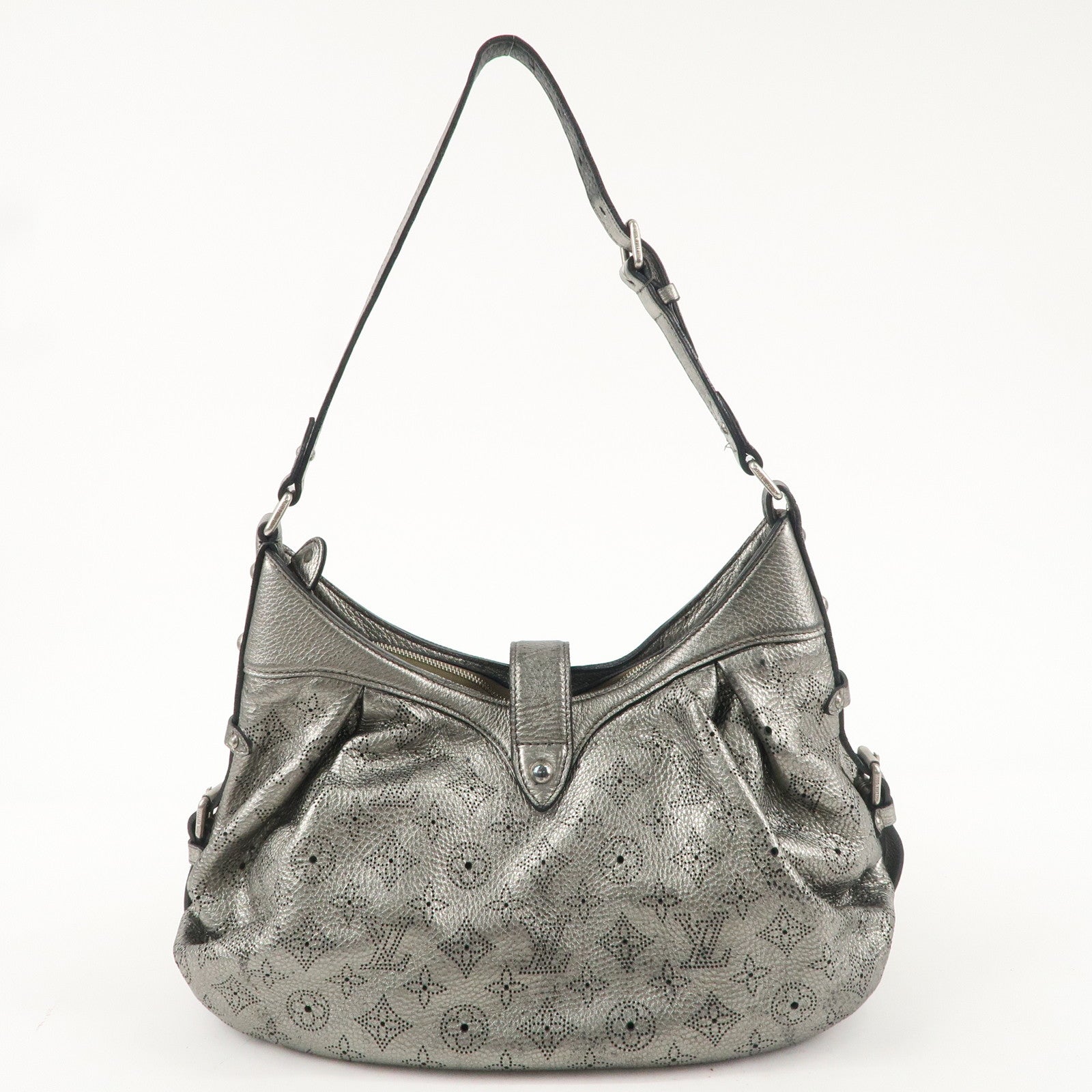 Louis Vuitton Monogram Mahina XS Shoulder Bag Argent M95718