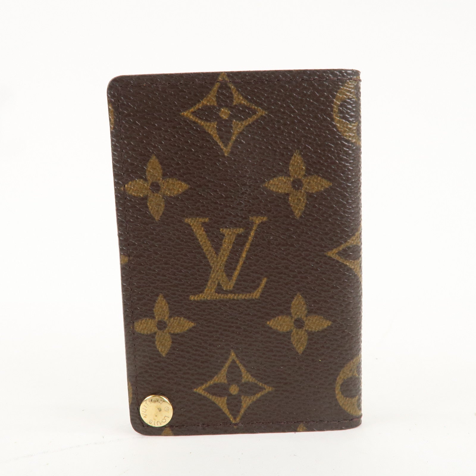 Louis Vuitton Monogram Porte Cartes Credit Pression Brown M60937