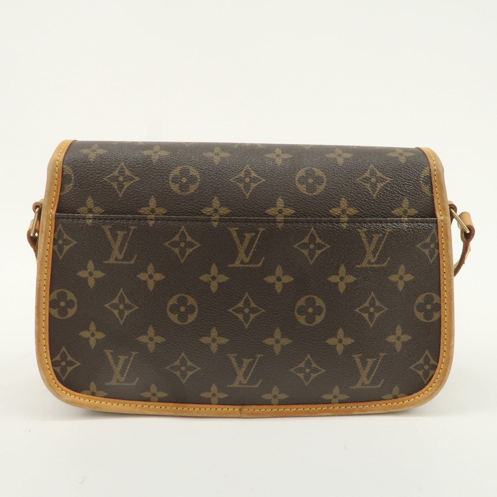 Louis Vuitton Monogram Sologne Shoulder Bag Brown M42250 Used