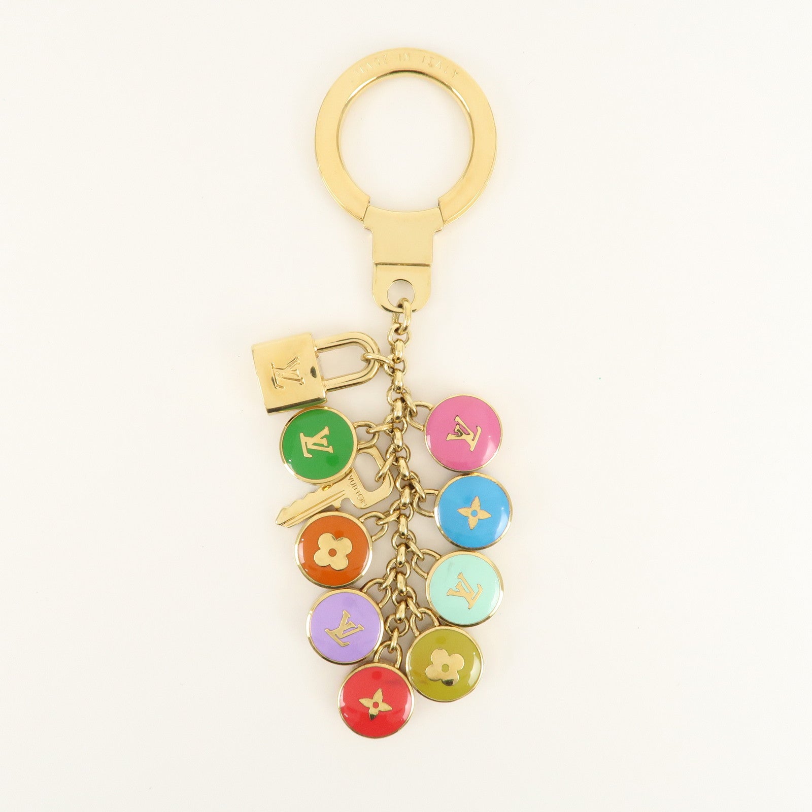 Louis Vuitton Porte Cles Pastille Bag Charm Multicolor M65381 Used