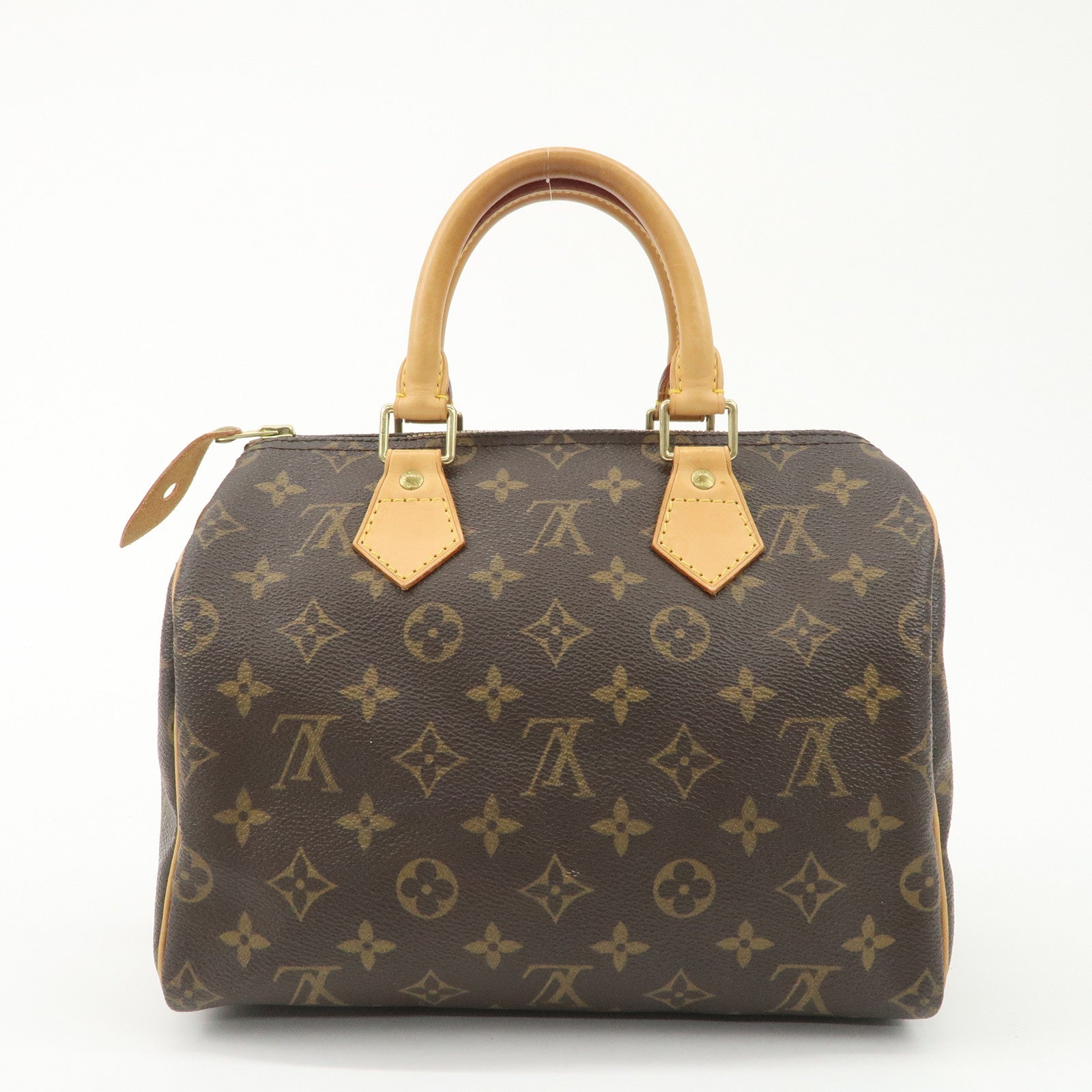 Louis Vuitton Monogram Speedy 25 Hand Bag Boston Bag M41528 Used