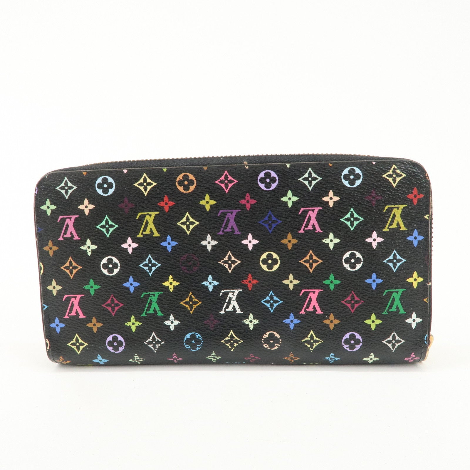 Louis Vuitton Monogram Multi Color Zippy Wallet Long Wallet M60243 Used