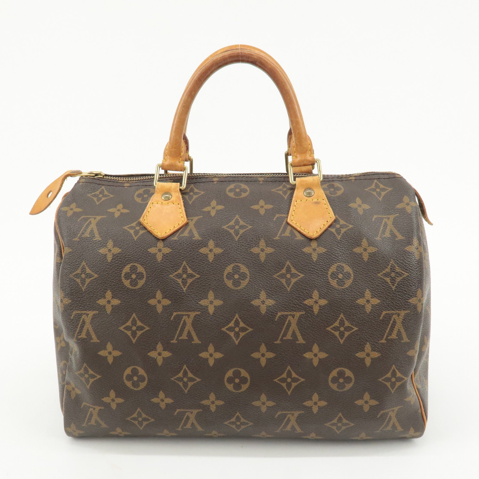 Louis Vuitton Monogram Speedy 30 Hand Bag Boston Bag M41526 Used