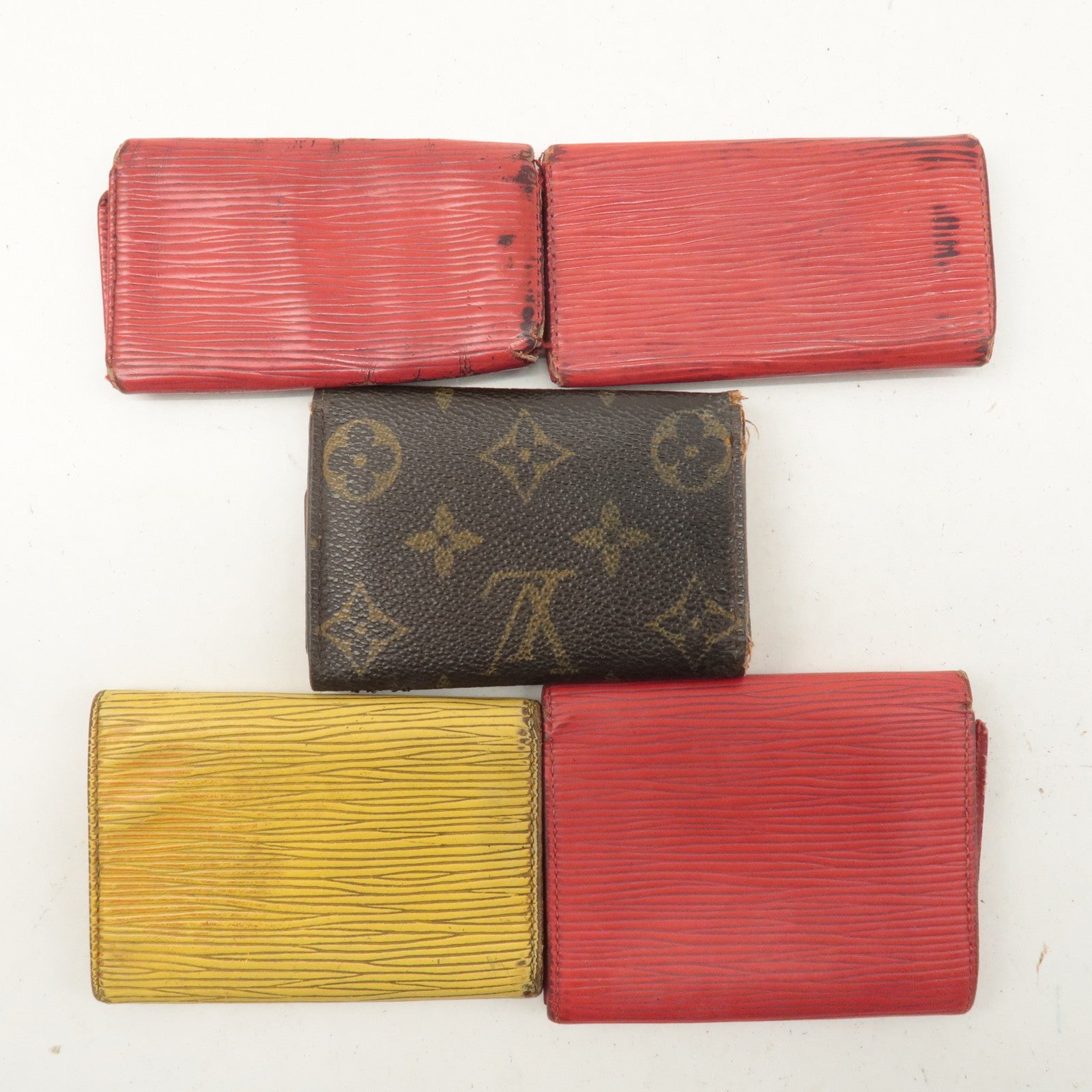 Louis Vuitton Monogram Epi Set of 5 Key Case 
Coin Case