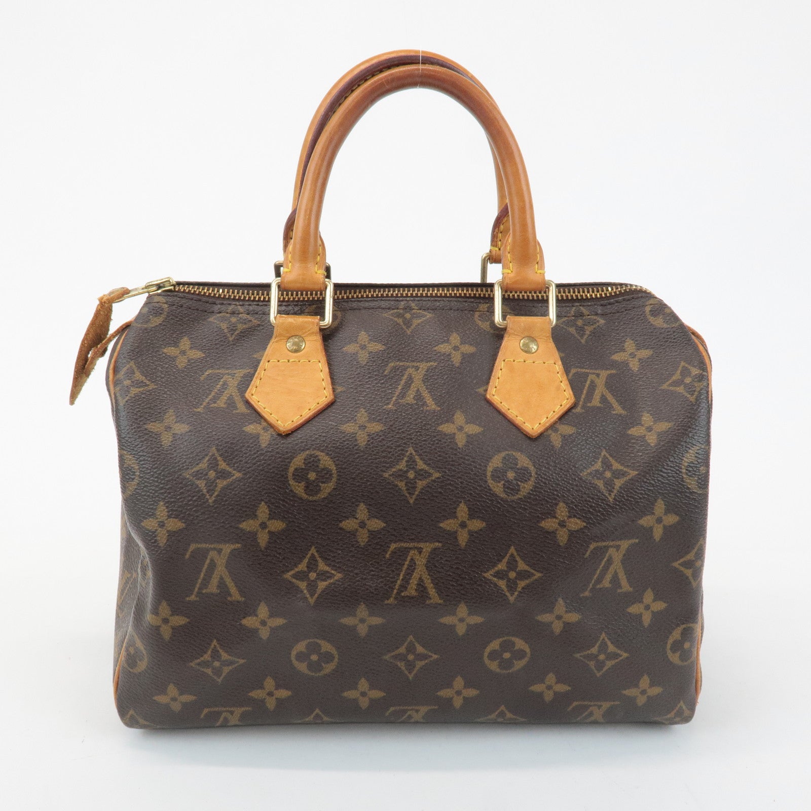 Louis Vuitton Monogram Speedy 25 Hand Bag Boston Bag M41528 Used