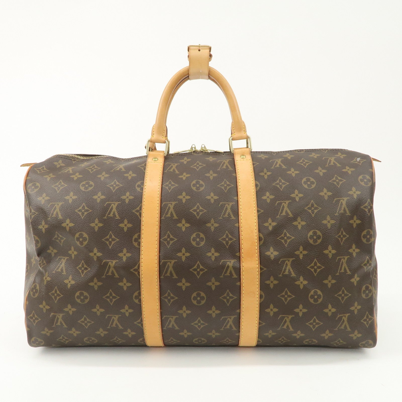 Louis Vuitton Monogram Keep All 50 Bag Boston Bag M41426 Used