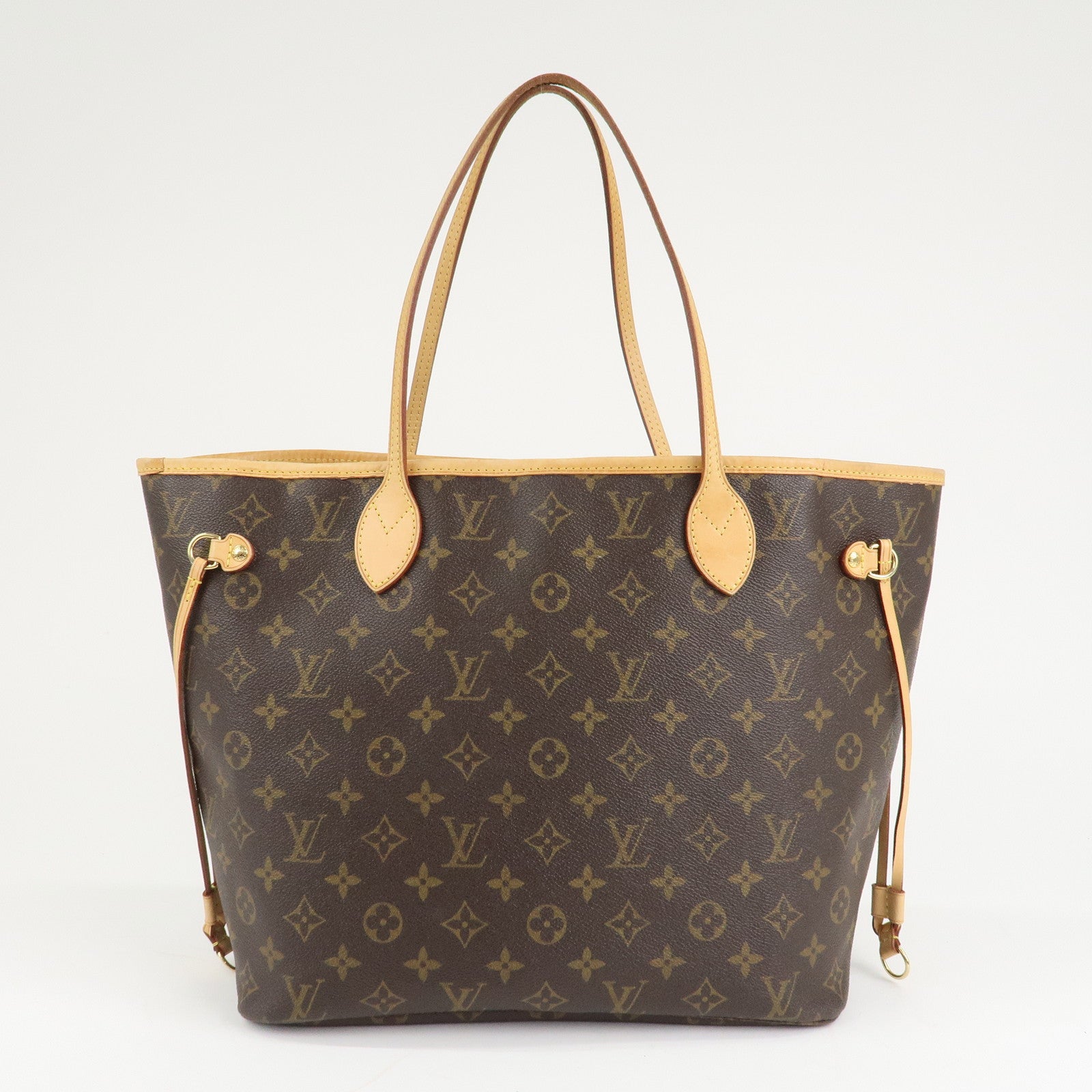 Louis Vuitton Monogram Neverfull MM Tote Bag Brown M40156 Used