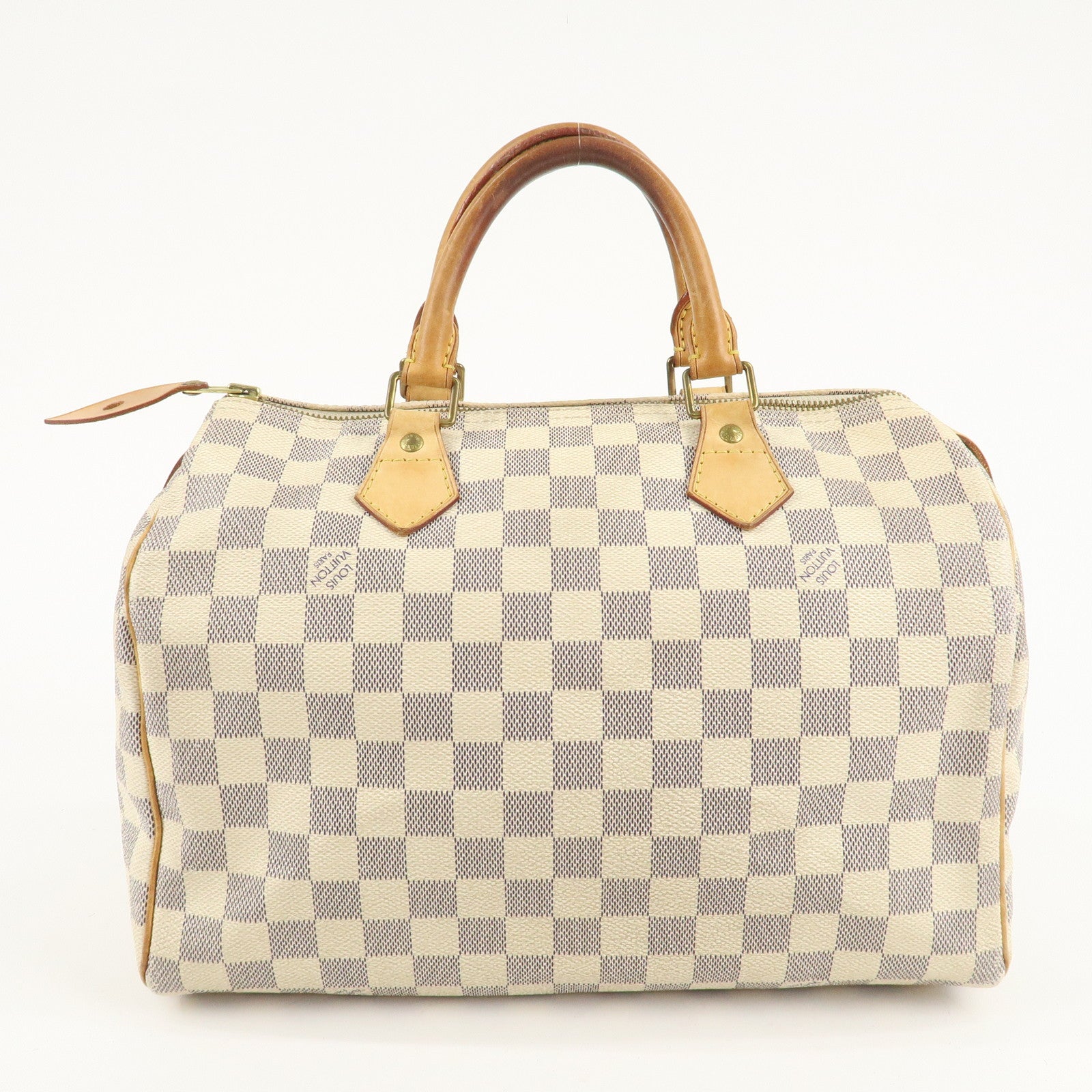 Louis Vuitton Damier Azur Speedy 30 Hand Bag Boston Bag N41533 Used