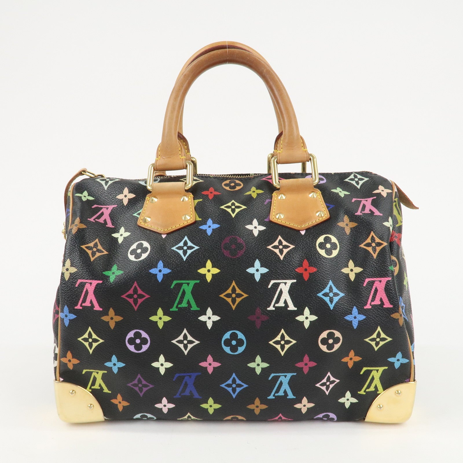 Louis Vuitton Monogram Multi Color Speedy 30 Hand Bag M92642 Used