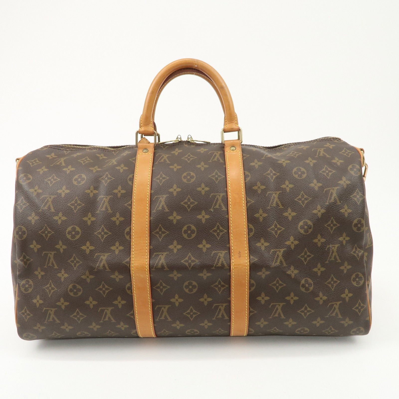 Louis Vuitton Monogram Keep All Bandouliere50 Boston Bag M41416 Used