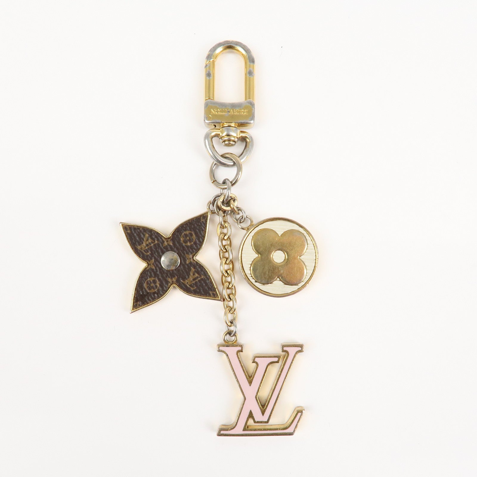 Louis Vuitton Porte Cles Spring Street Bag Charm Gold M69008 Used