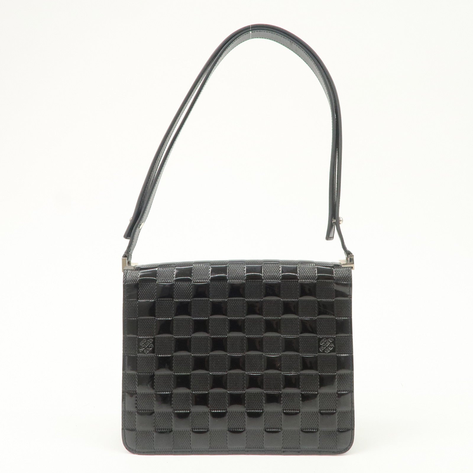 Louis Vuitton Damier Vernis Cabaret Shoulder Bag Noir M92124 Used