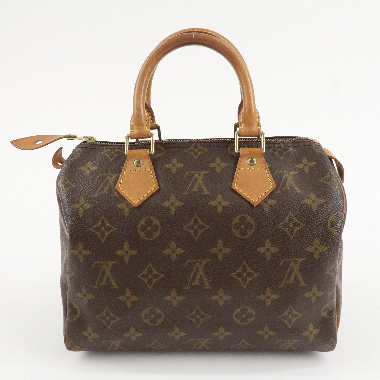 Louis Vuitton Monogram Speedy 25 Hand Bag Boston Bag M41528 Used