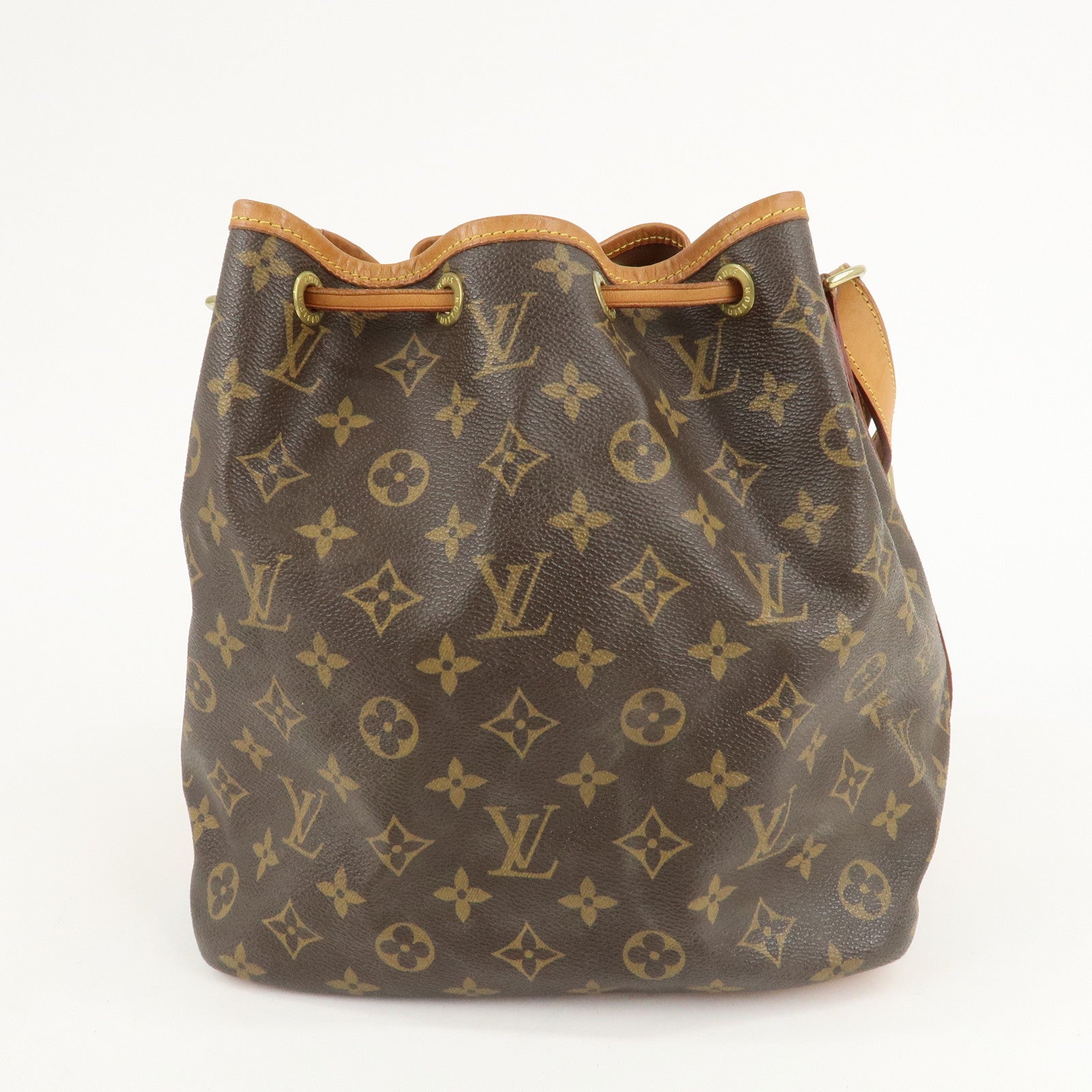 Louis Vuitton Monogram Petit Noe Shoulder Bag Brown M42226 Used