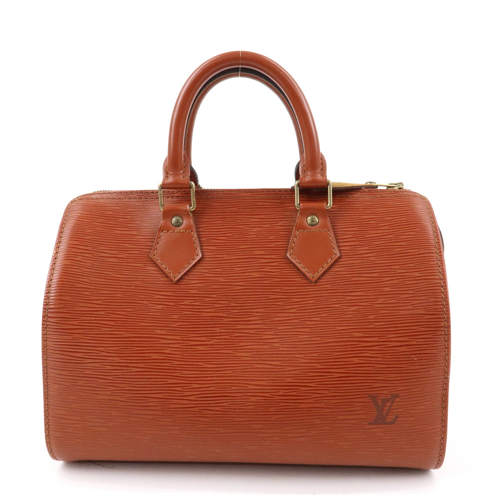 Louis Vuitton Epi Speedy 25 Hand Boston Bag Kenya Brown M43013 Used