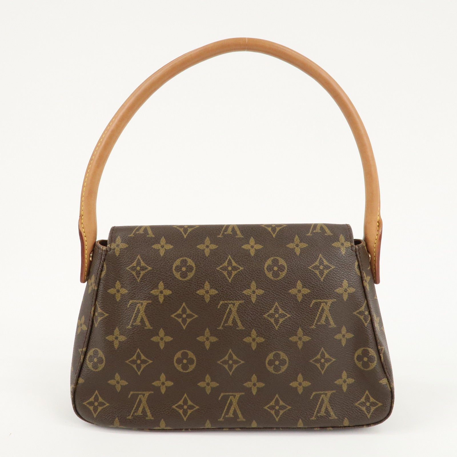 Louis Vuitton Monogram Mini Looping Shoulder Bag Hand Bag M51147 Used