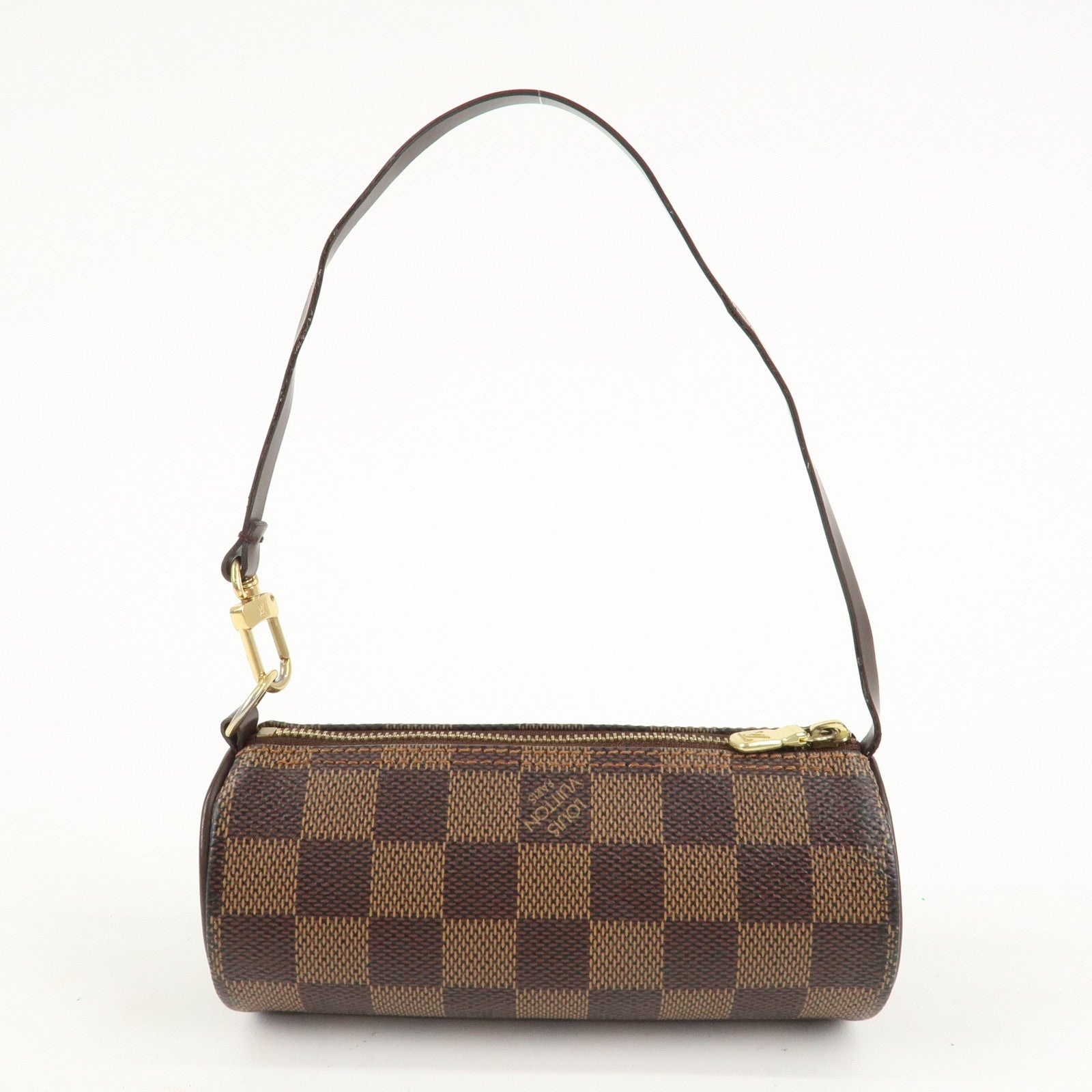 Louis Vuitton Damier Ebene Pouch For Papillon Bag Brown Used