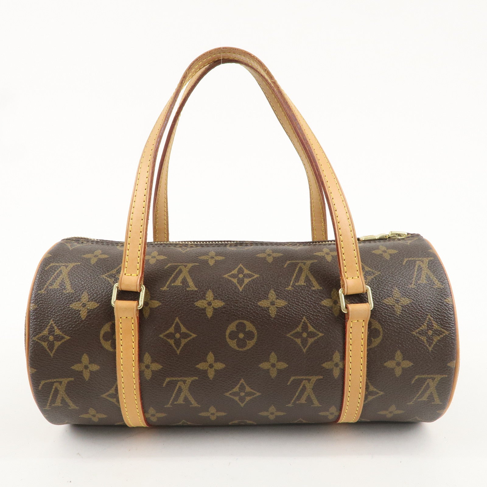 Louis Vuitton Monogram Papillon 26 Hand Bag 
Pouch Brown M51386