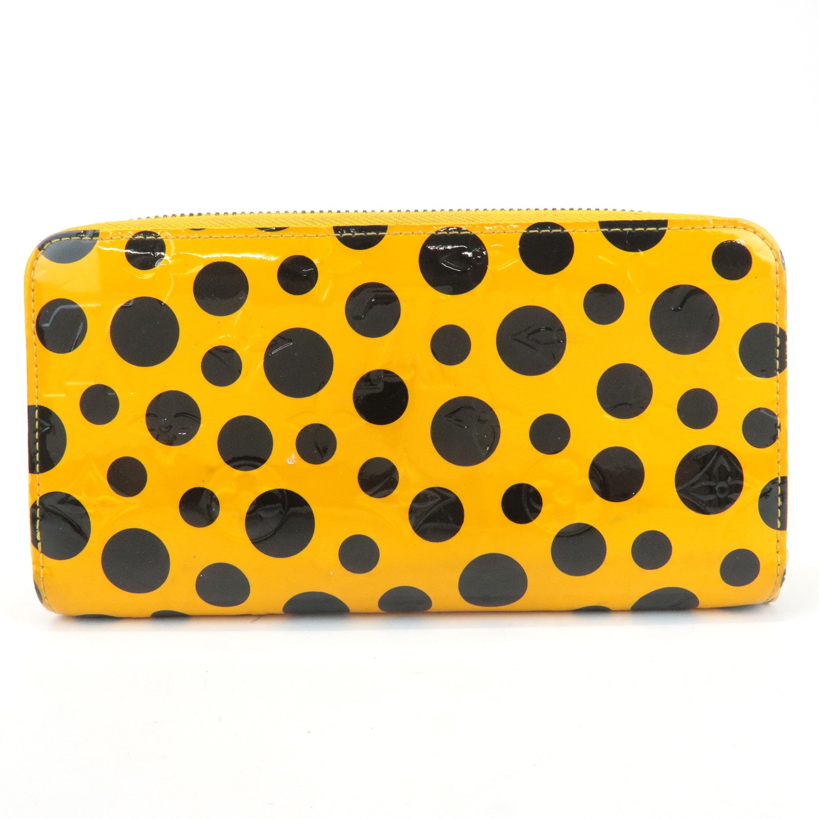 Louis Vuitton Vernis YayoiKusama Dots Infinity Zippy Wallet M91571 Used