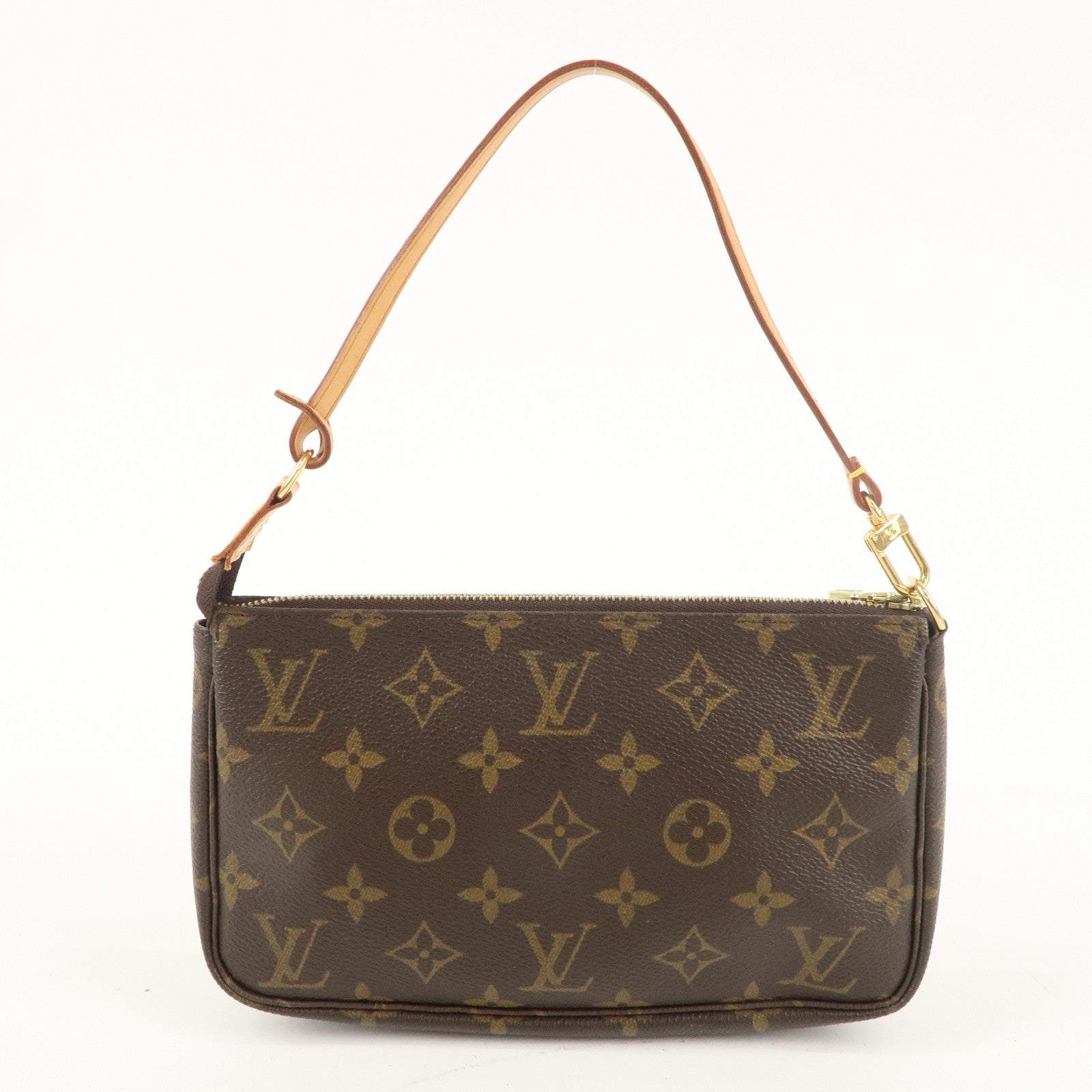 Louis Vuitton Monogram Pochette Accessoir Hand Bag Brown M51980