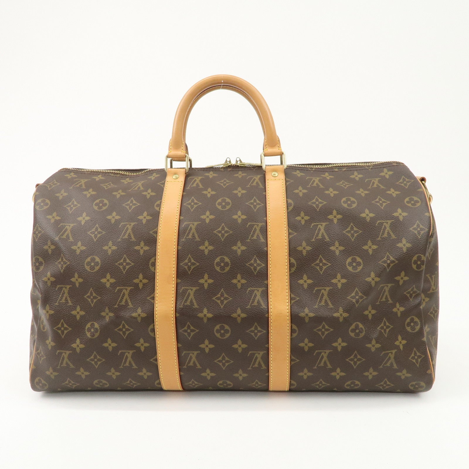 Louis Vuitton Monogram Keep All Bandouliere 50 Boston Bag M41416 Used