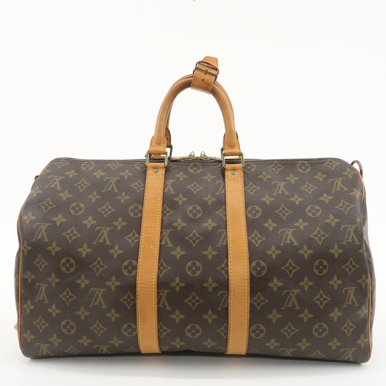 Louis Vuitton Monogram Keep All Bandouliere 45 Boston Bag M41418 Used