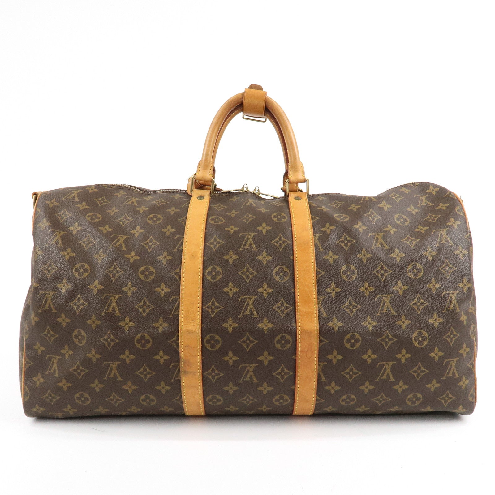 Louis Vuitton Monogram Keep All Bandouliere 55 Brown M41414 Used