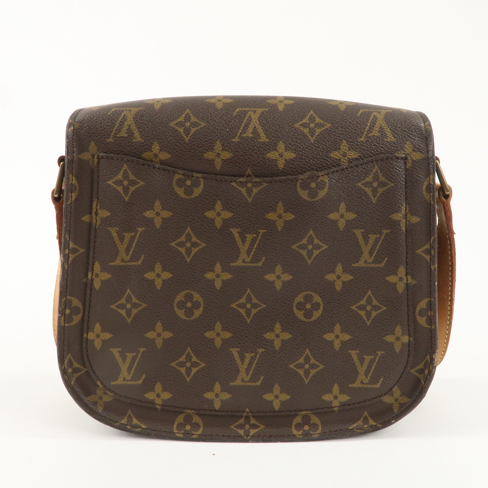 Louis Vuitton Monogram Saint Cloud GM Shoulder Bag Brown M51242